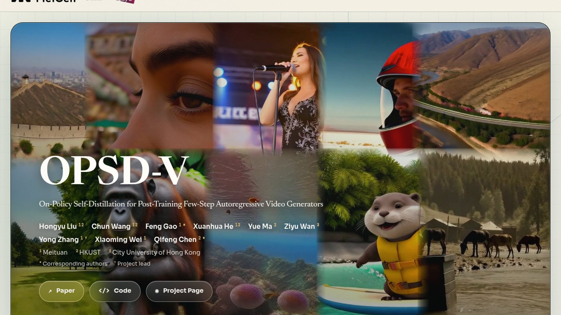 OPSD-V cuts compounding video generation errors