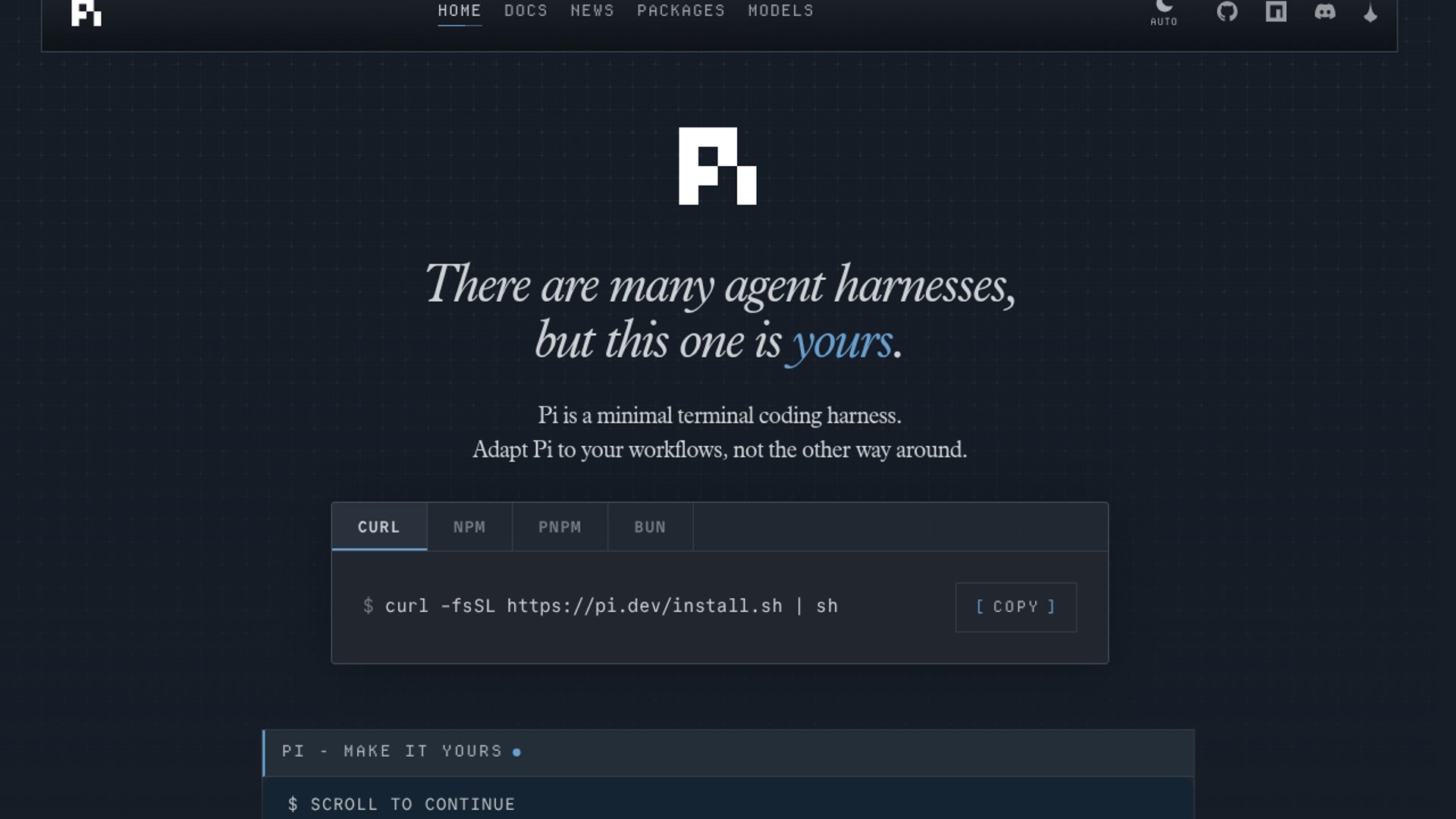 Pi coding agent powers Obsidian automation
