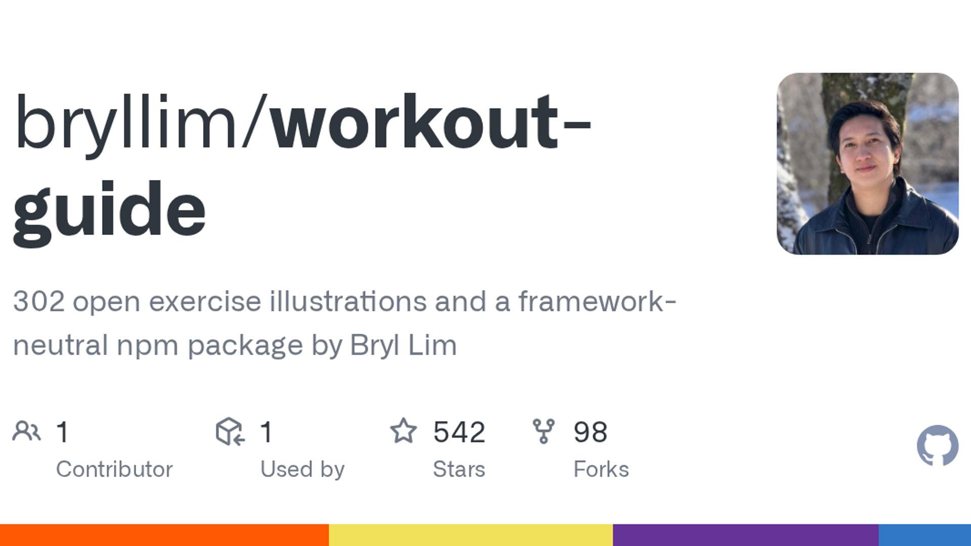 Workout Guide ships 302 SVG exercises