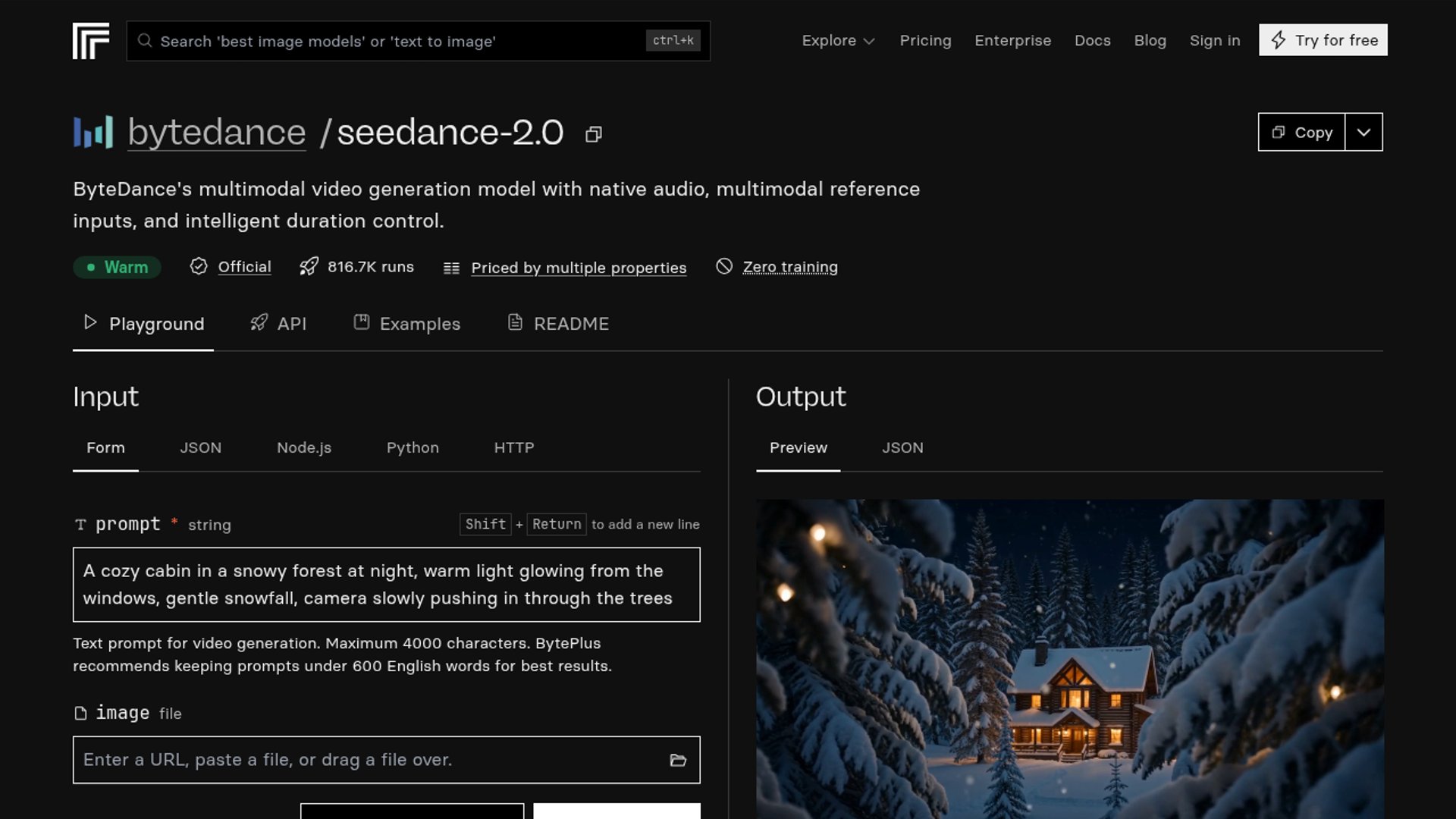 Seedance 2.0 drops native 4K video