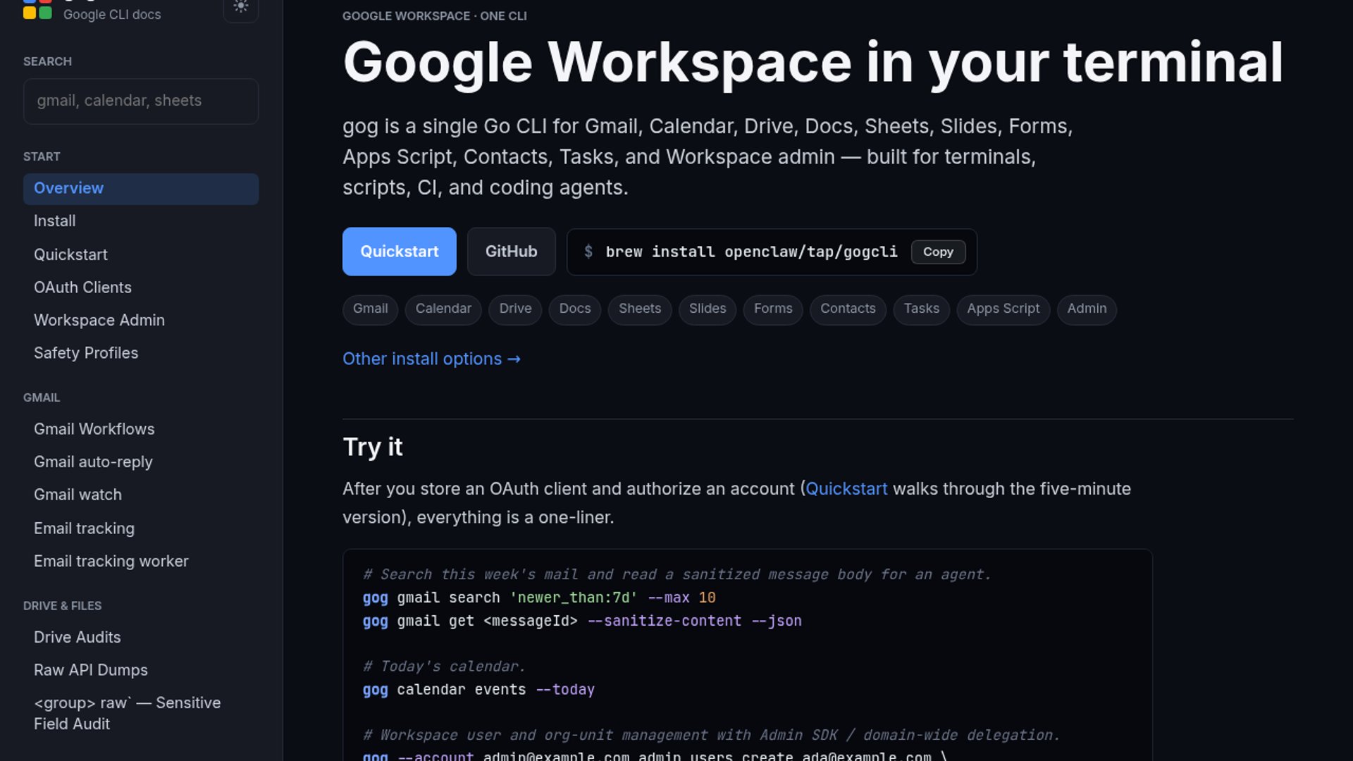 gog drops secure MCP server for Google Workspace