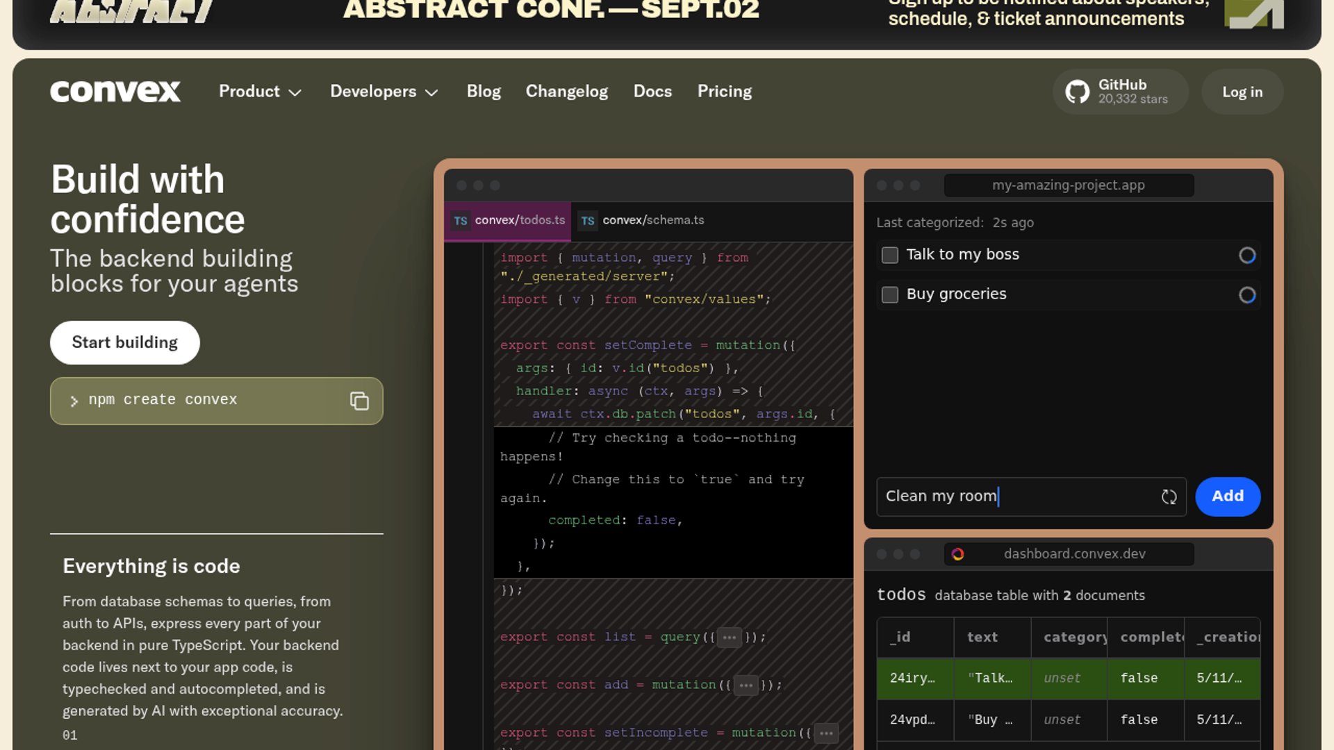 Convex lets apps declare required env vars