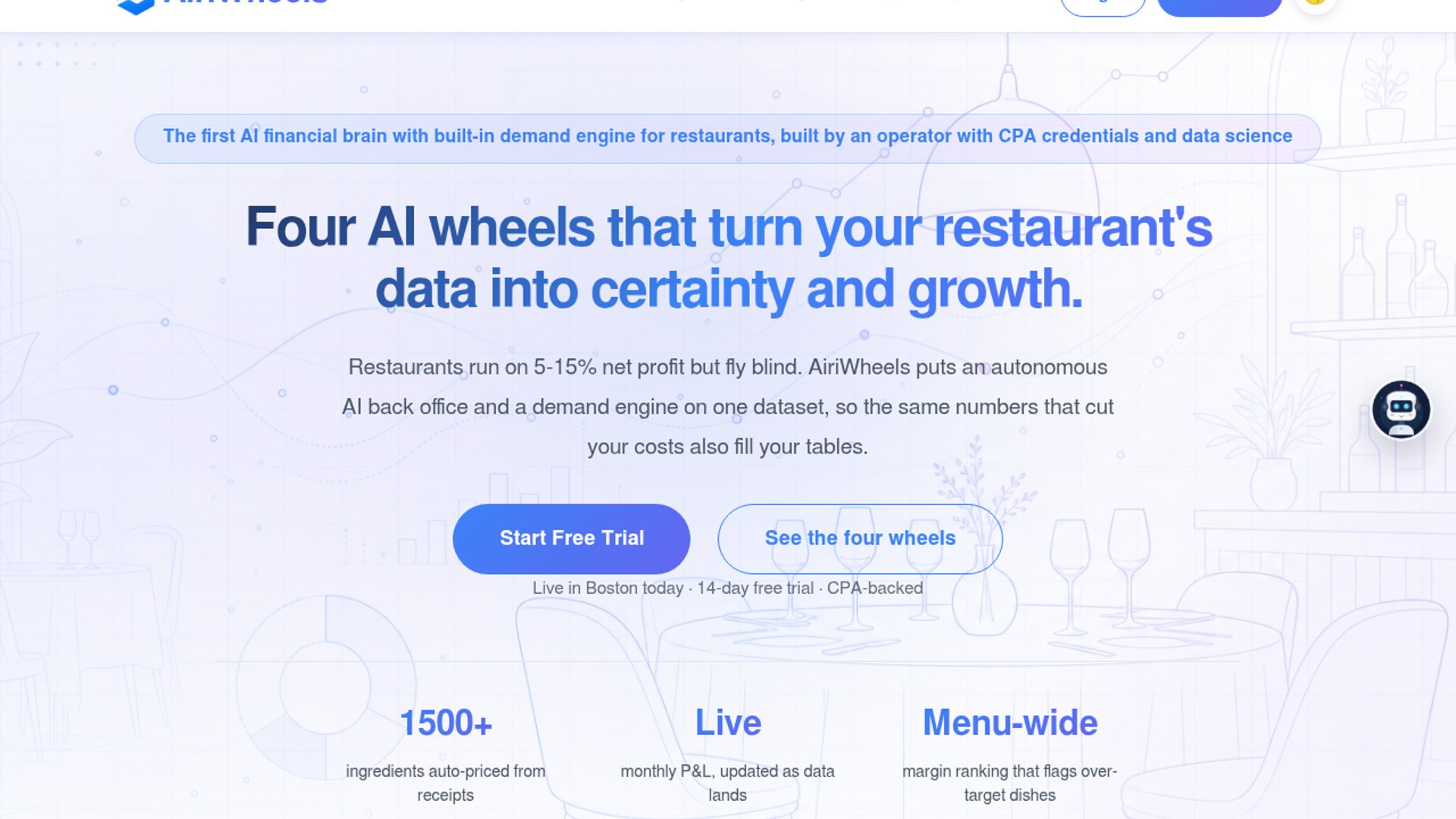 AiriWheels brings AI brain to restaurants