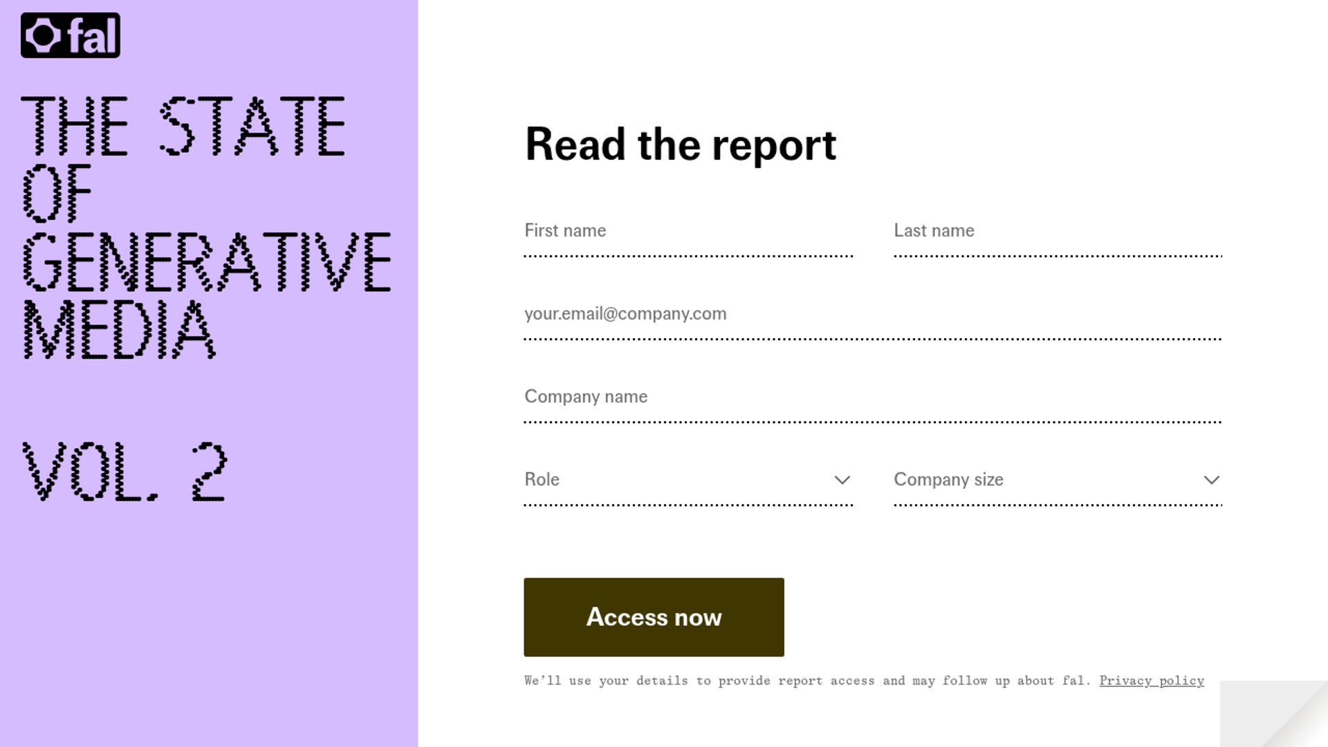 fal releases the State of Generative Media Report, Volume 2, highlighting the shift from generative experimentation to production workflows.
