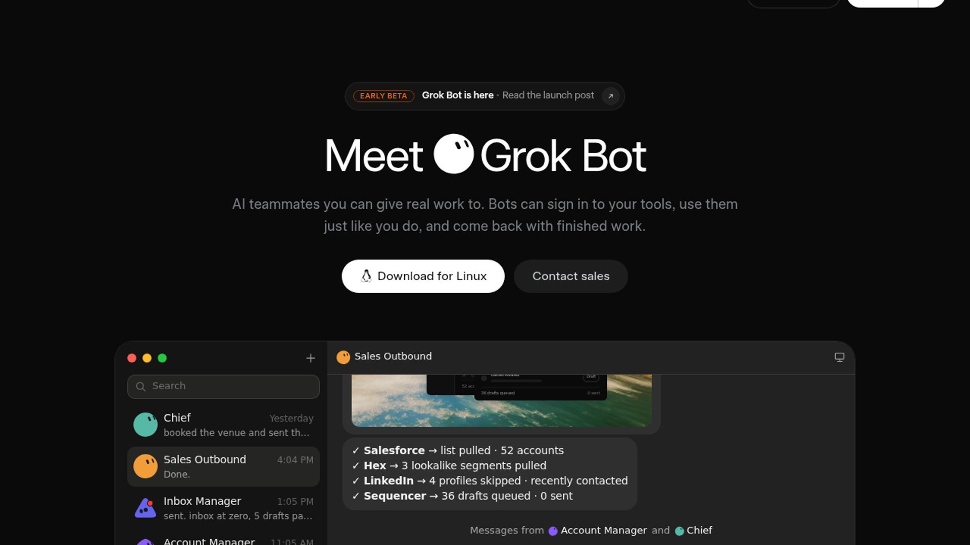 Grok Bot Adds Shareable Agent Templates