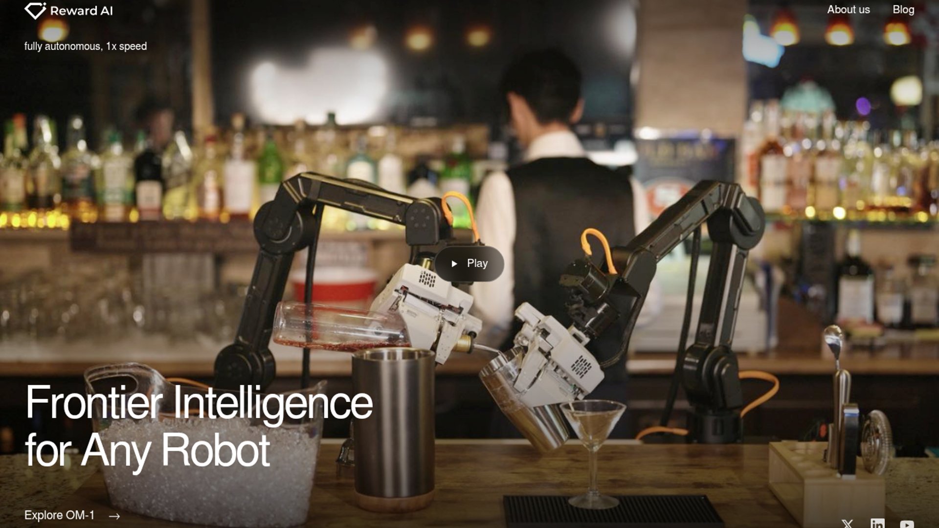 Reward AI unveils OM-1 robot manipulation policy