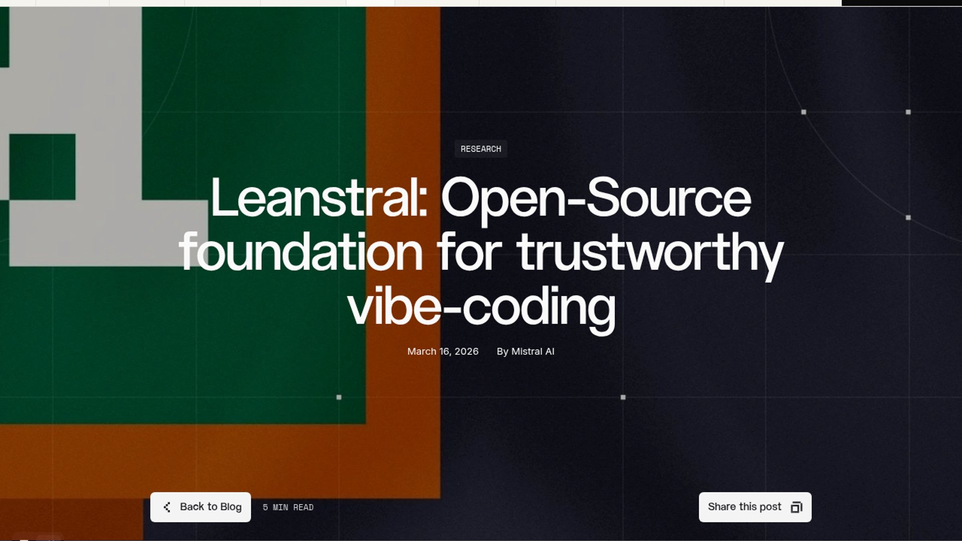 Mistral releases Leanstral 1.5 for Lean 4