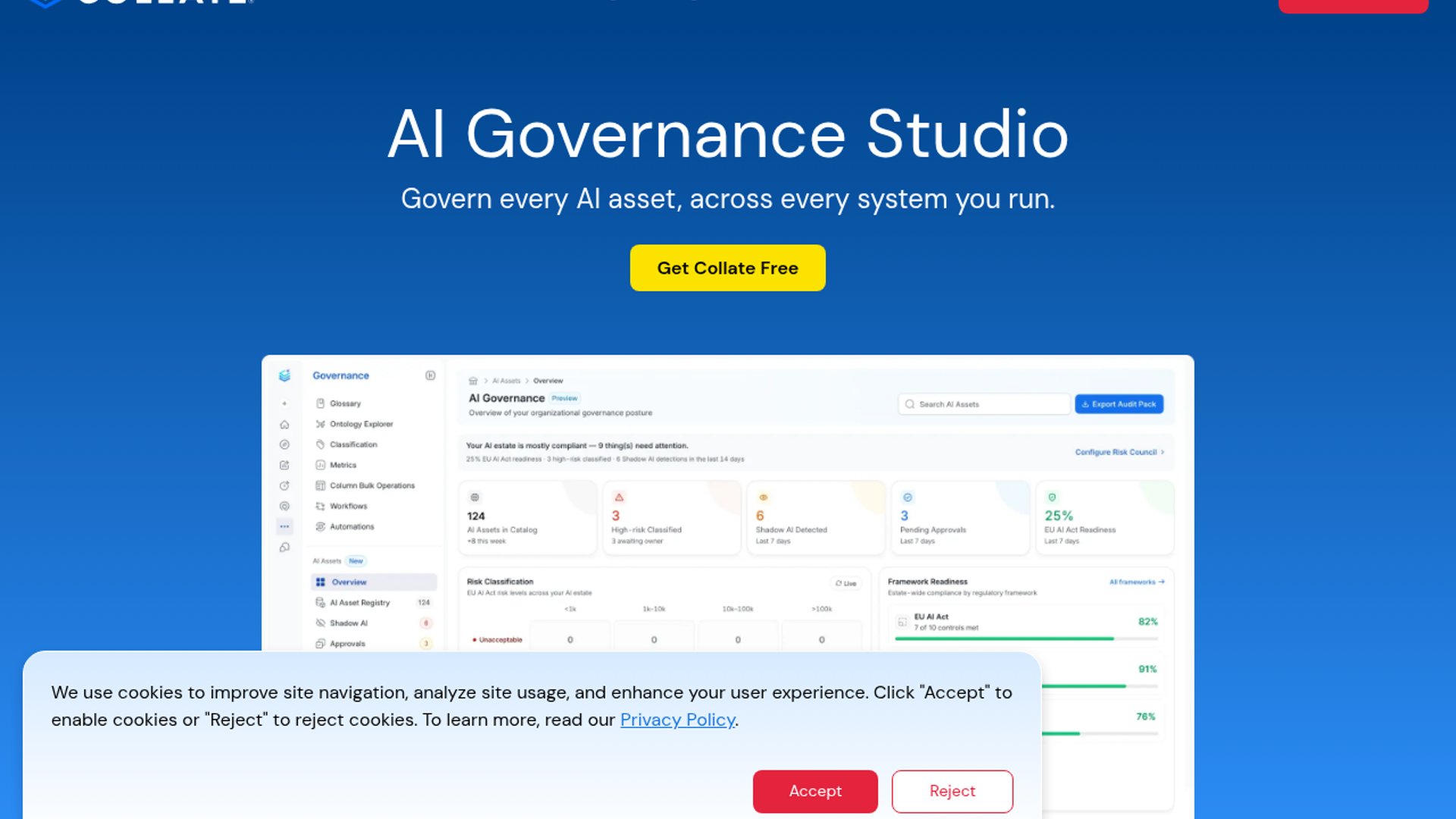 Collate launches AI Governance Studio