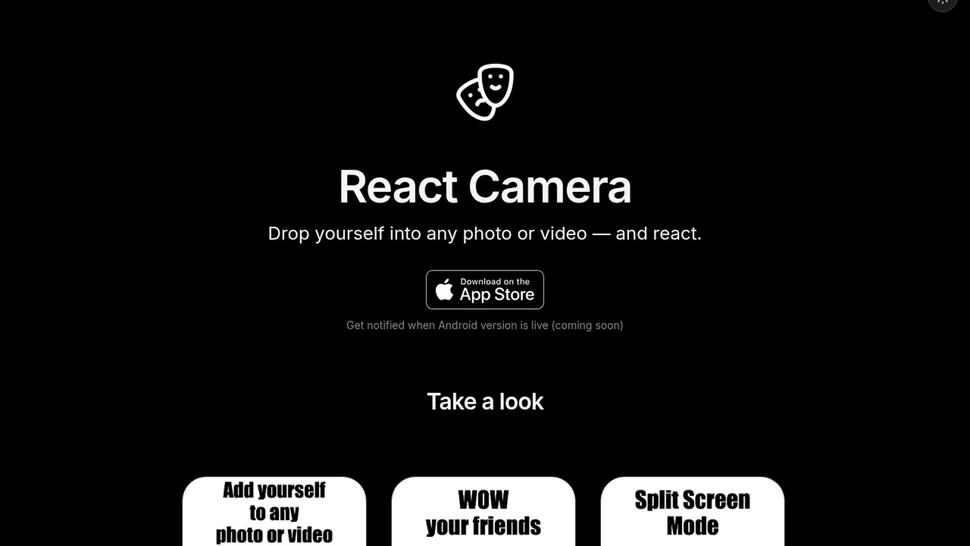 React Camera drops you into any scene