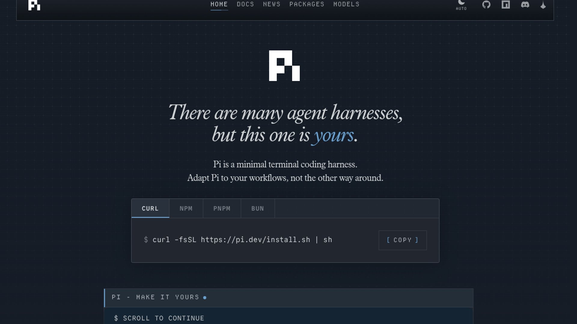 Pi Coding Agent adds subagents, keeps context lean
