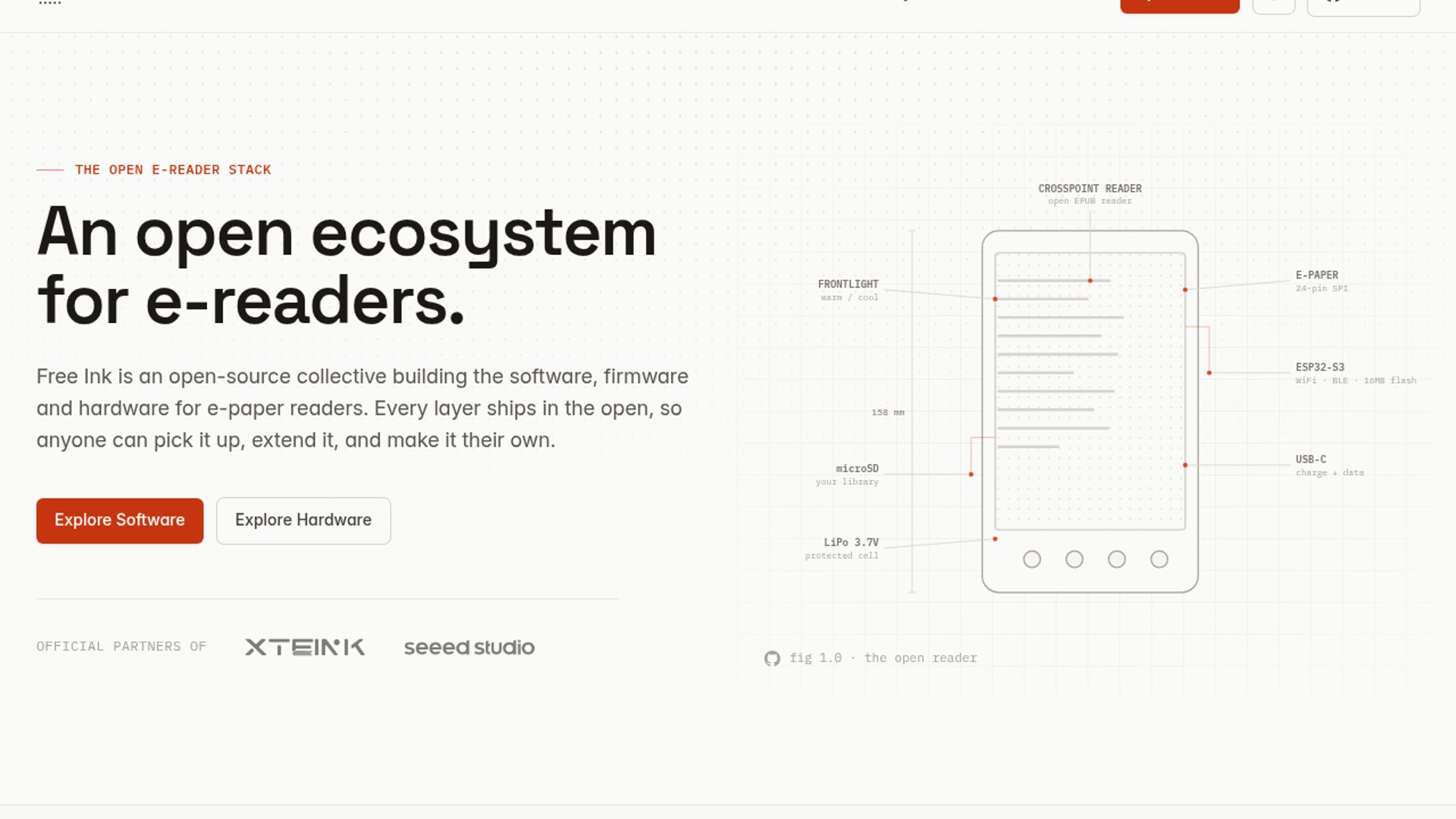 FreeInk delivers open ecosystem for e-paper readers