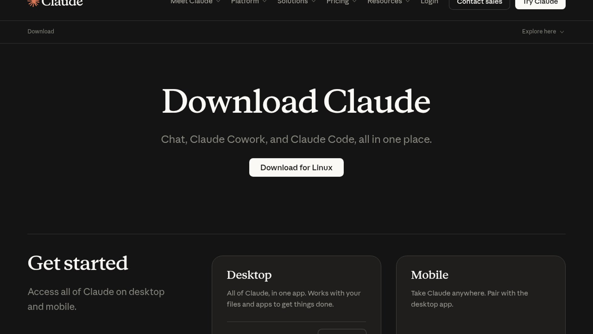 Claude Desktop launches Claude Code in terminal