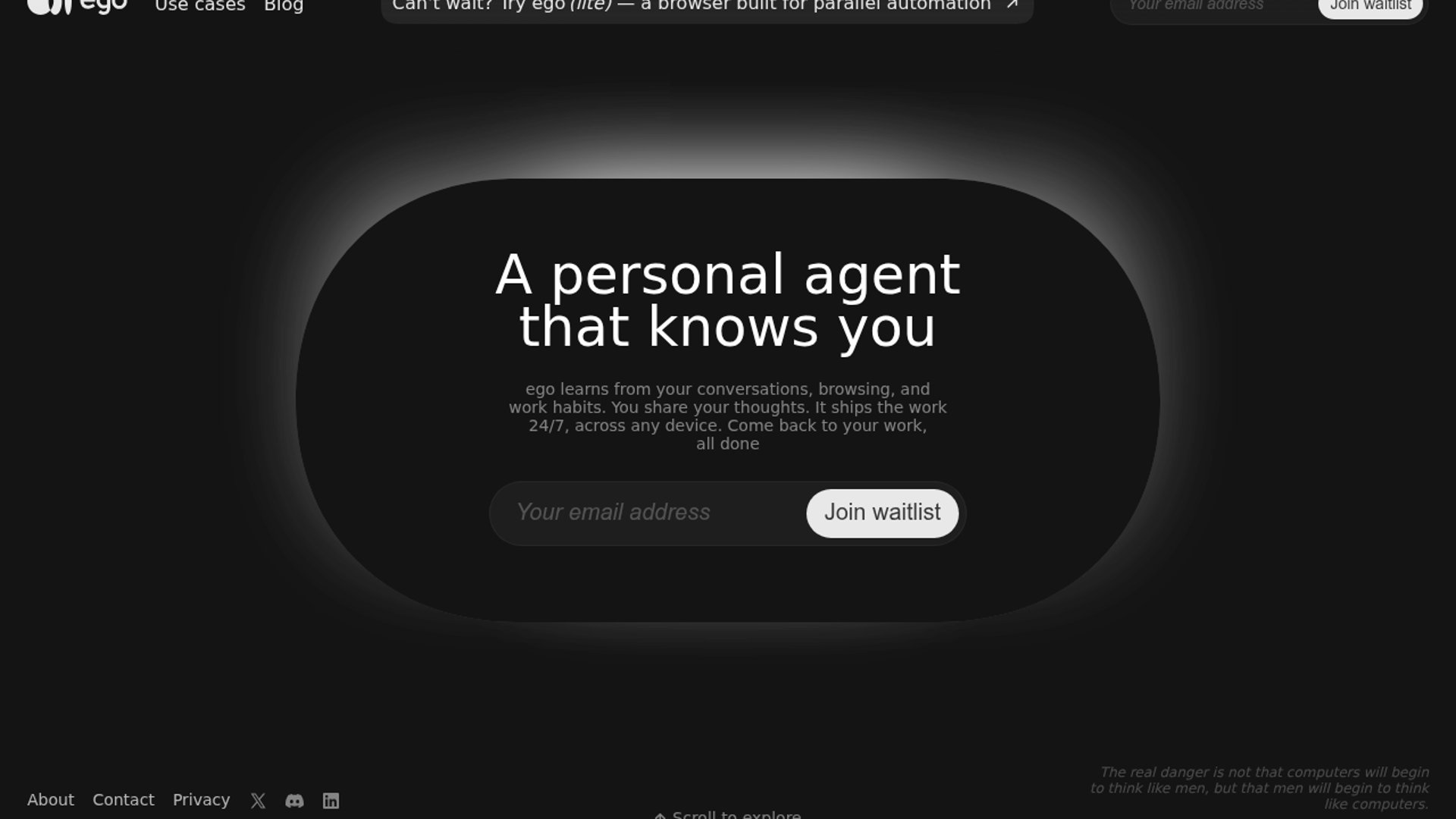 Ego Lite drops open-source browser for AI agents