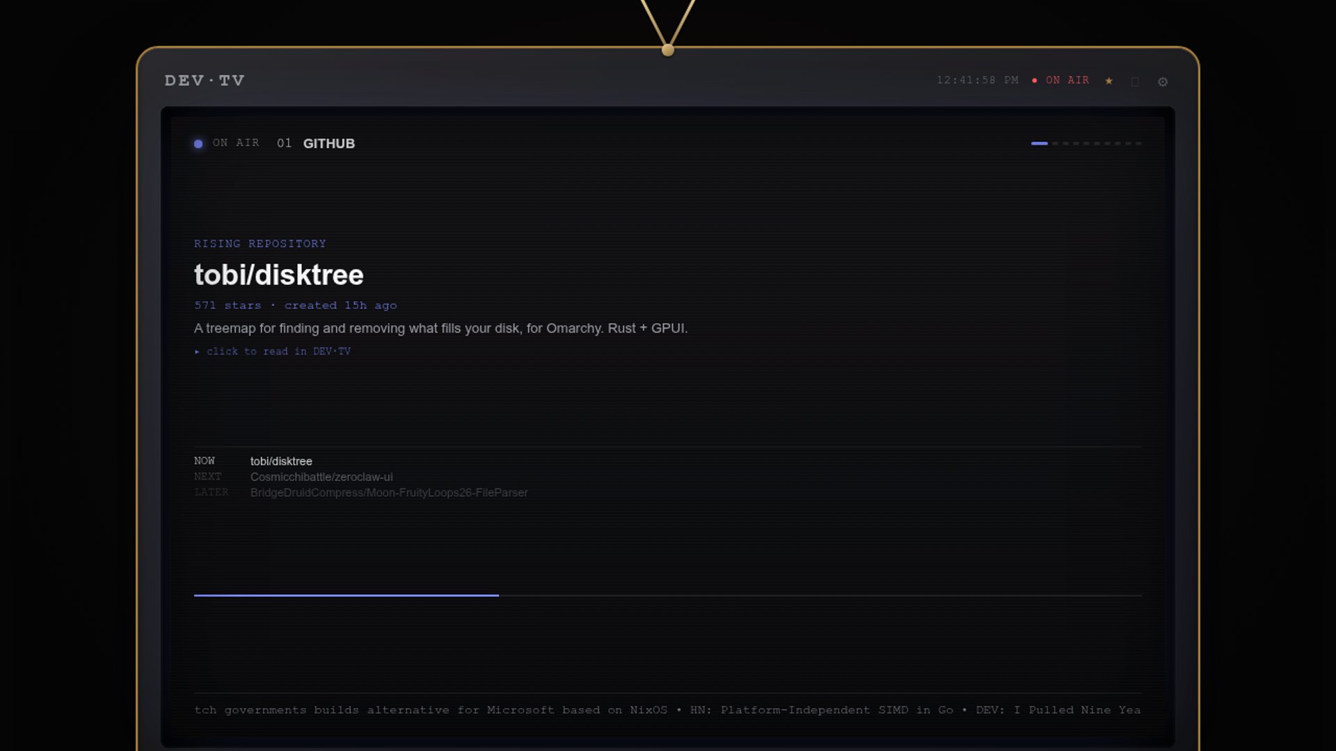 DEV·TV turns developer feeds into retro TV