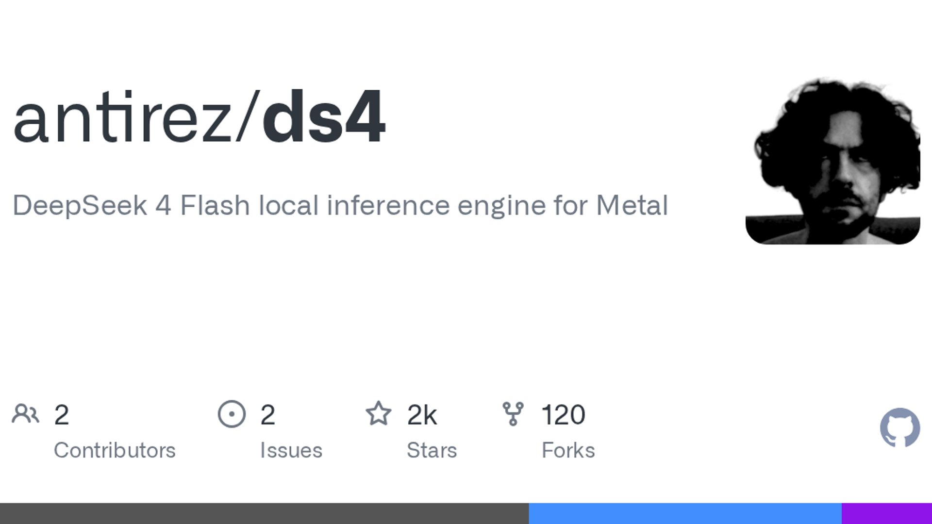 DS4 lands DeepSeek V4 Flash on Apple Silicon