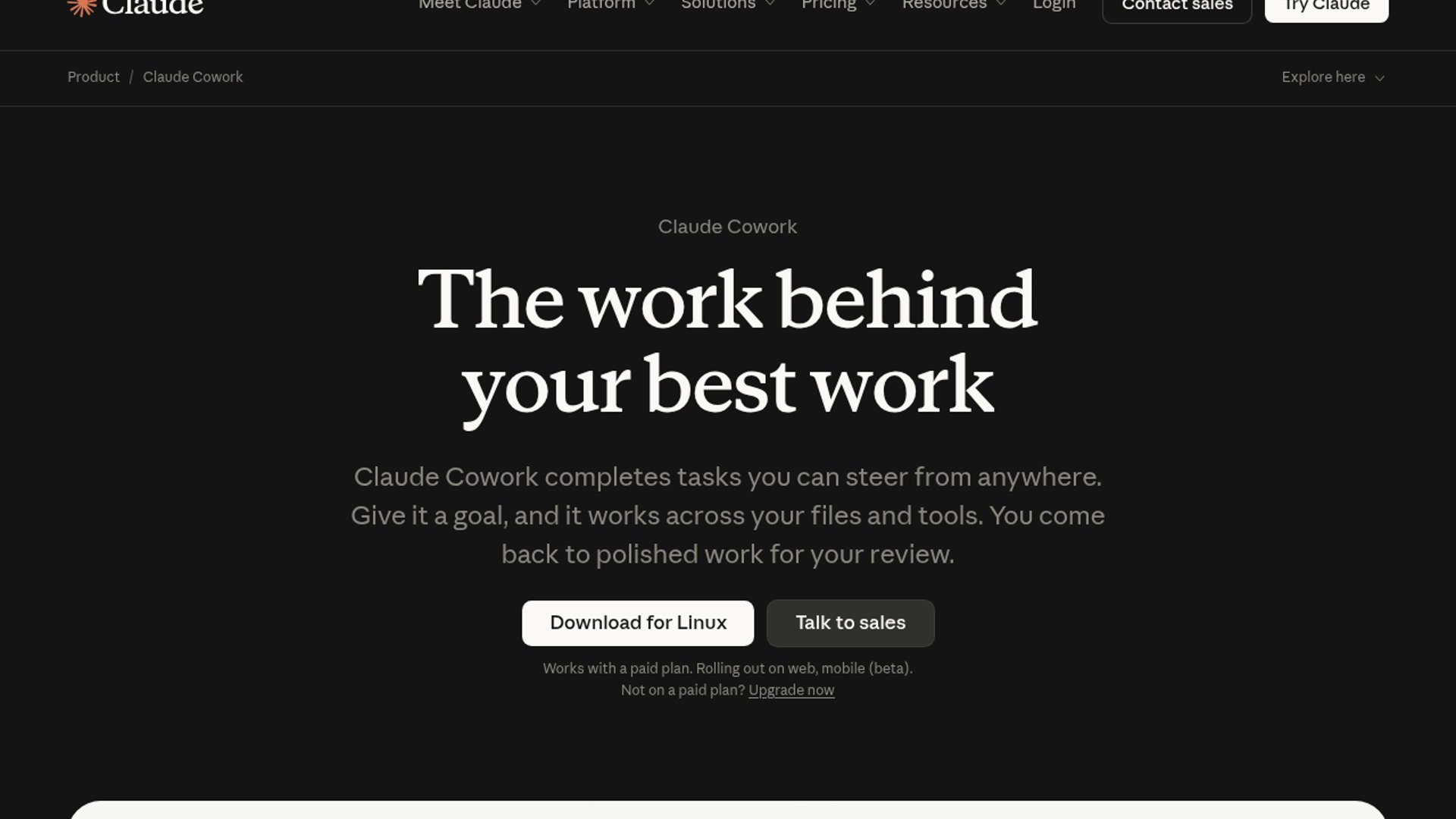 Claude Cowork gets own browser