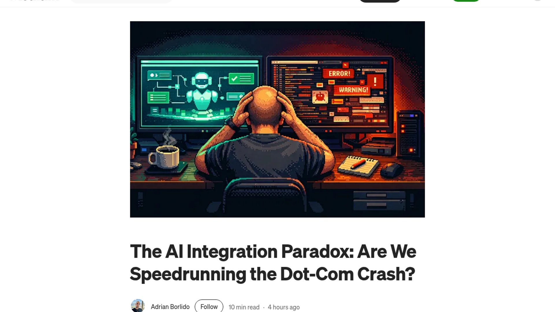 Article compares AI boom to dot-com crash