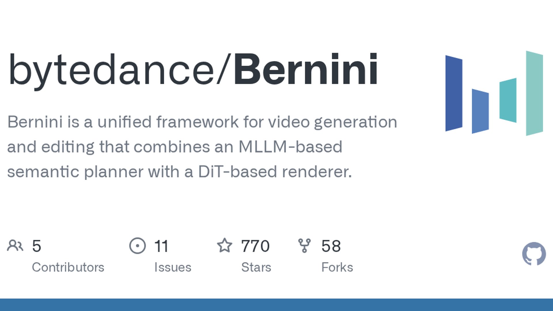 ByteDance open-sources Bernini video framework