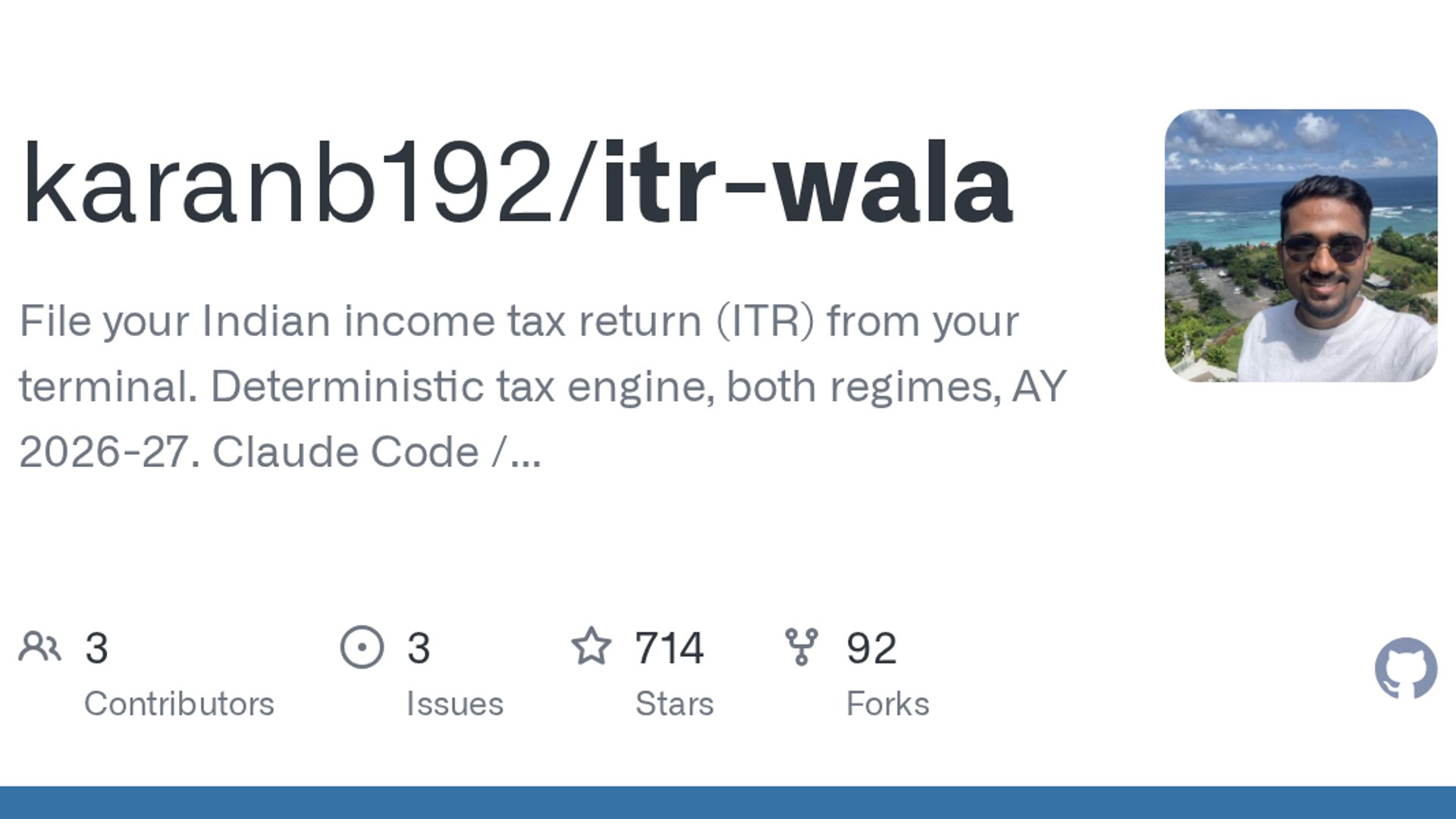 itr-wala splits Indian tax filing in two