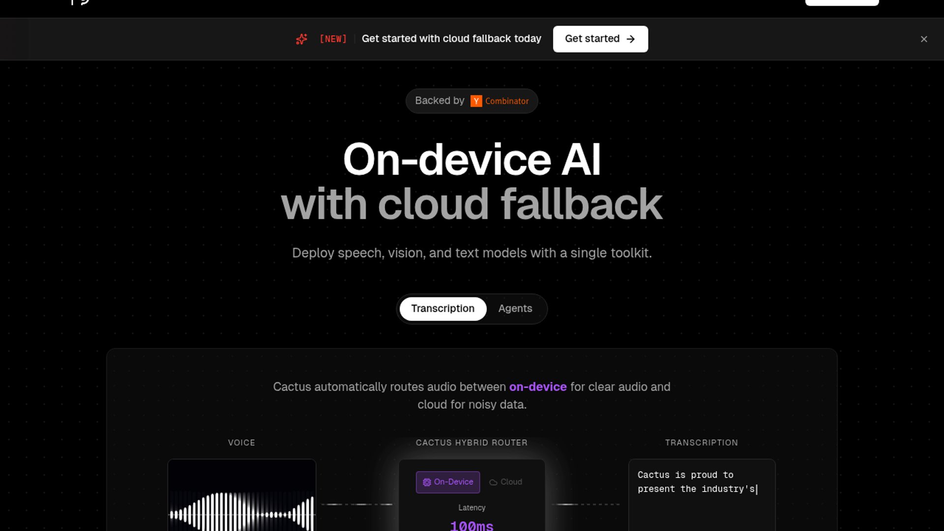 Cactus adds hybrid cloud fallback and Needle model