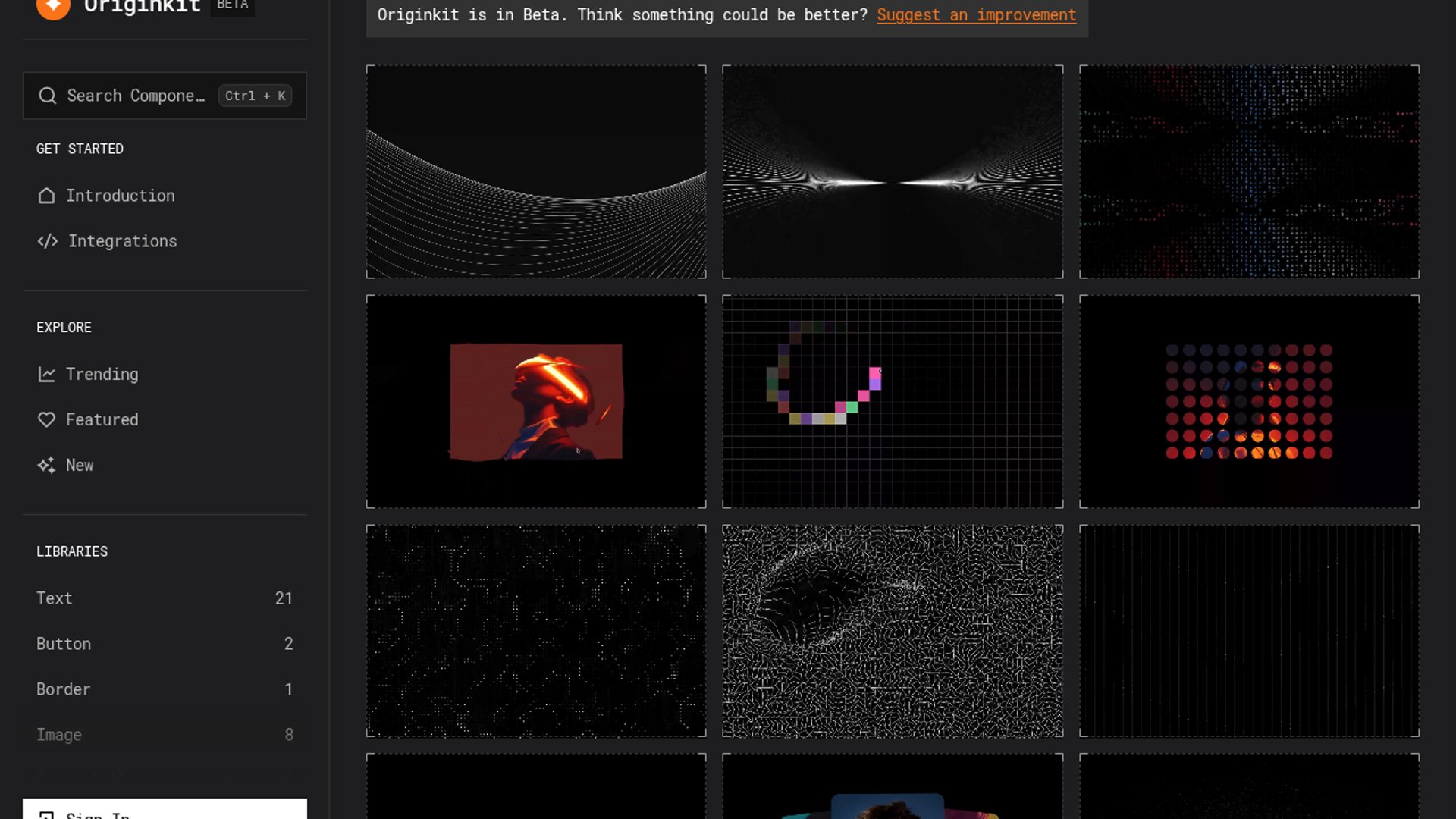 OriginKit brings animated UI components to MCP