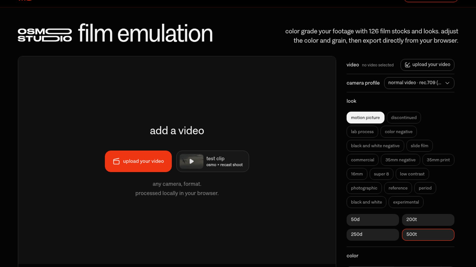 Osmo Film Emulation Launches With 126 Film Stocks