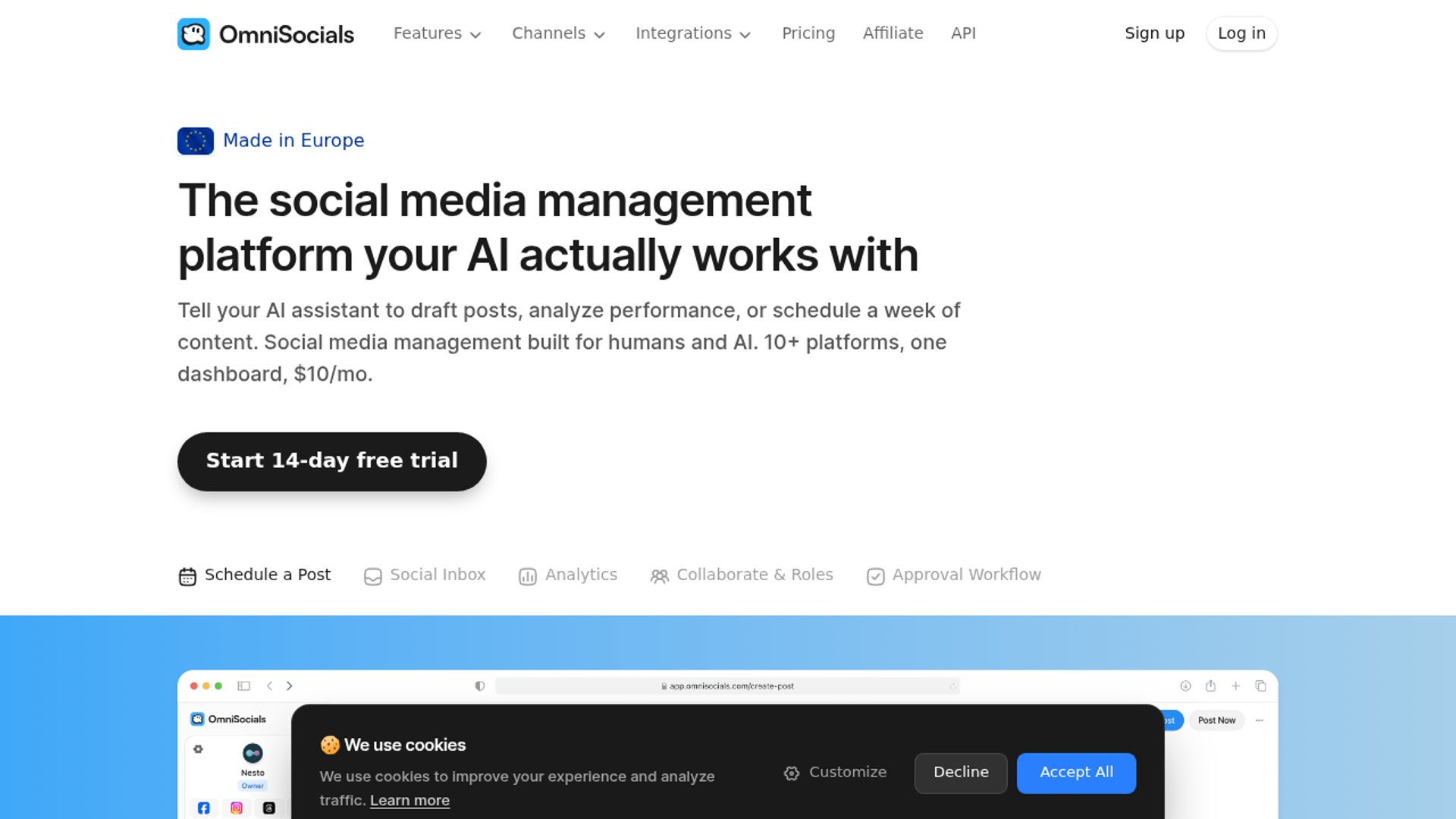 OmniSocials brings social scheduling to Claude