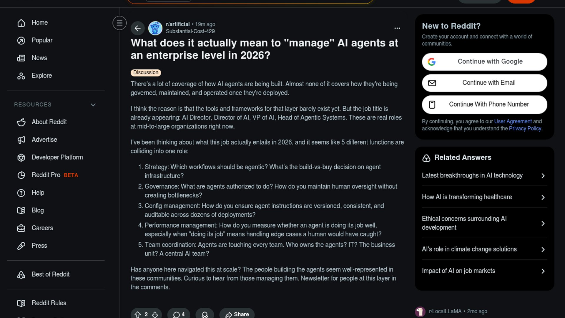 AI Director role targets agent sprawl