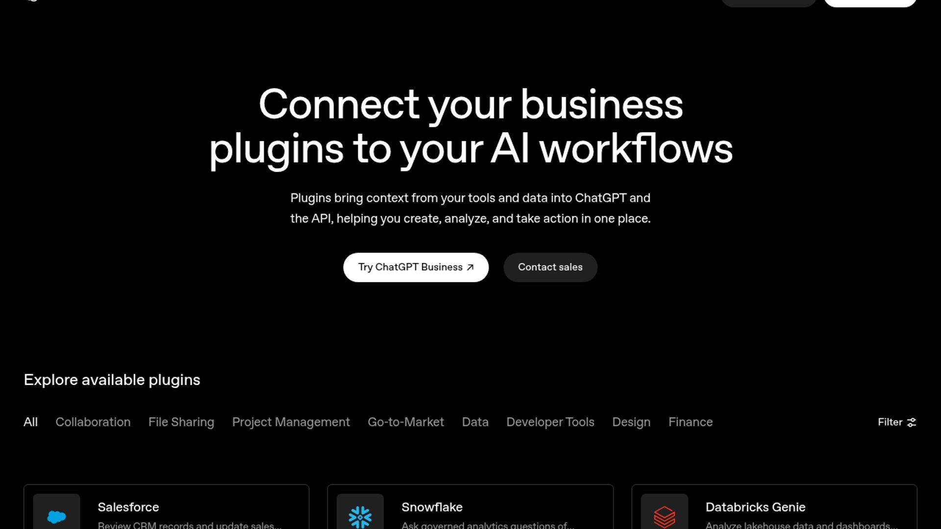 ChatGPT Plugins Package Reusable Workflows