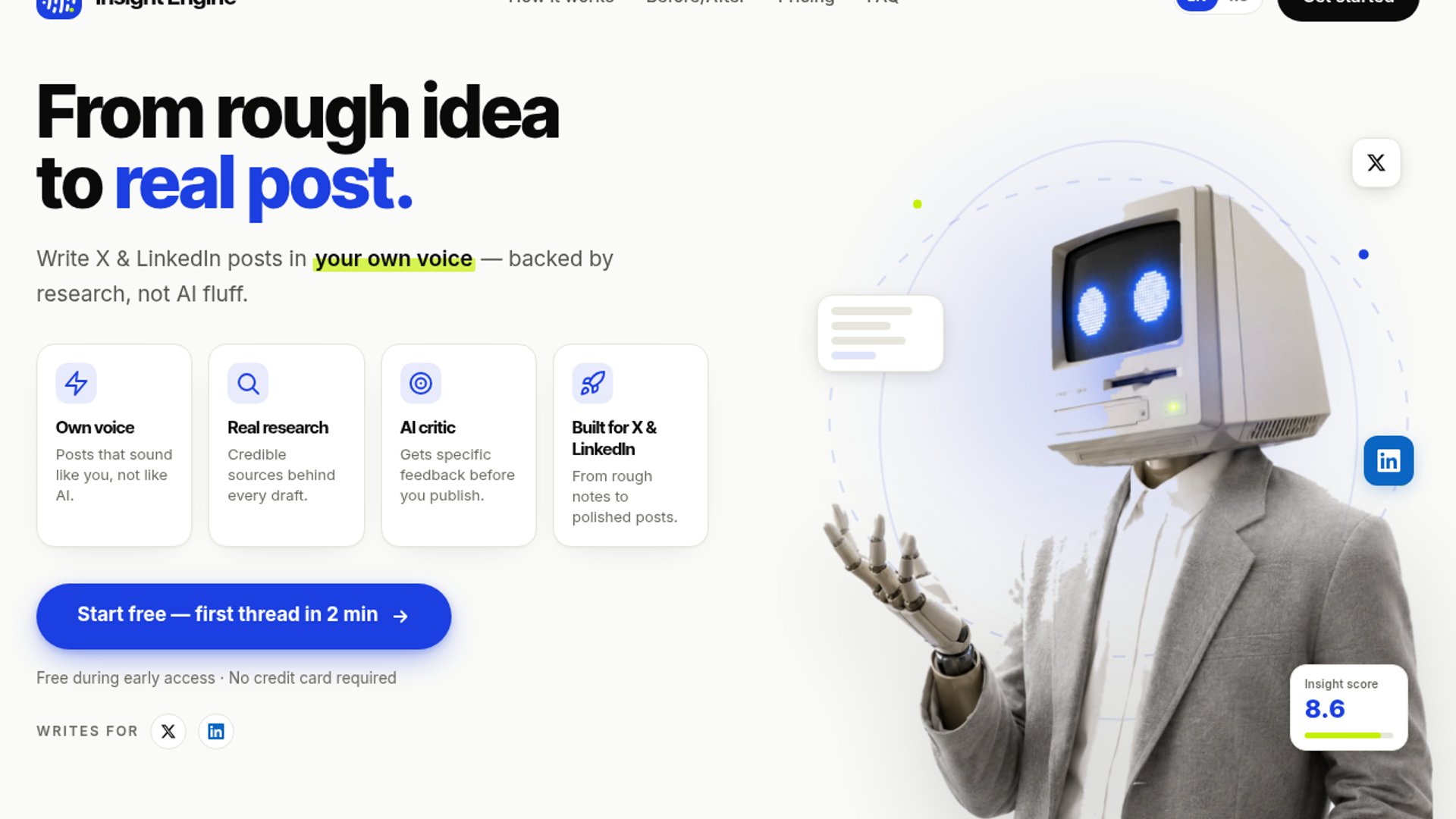 Insight Engine adds fact-checking, anti-slop filter