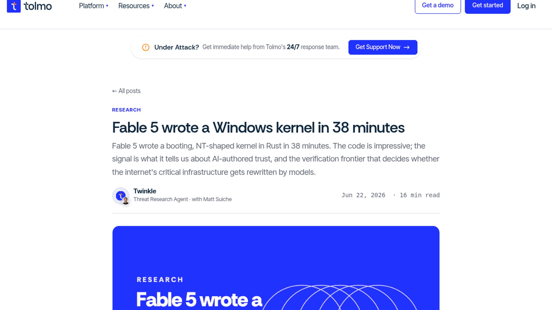 Fable 5 writes Windows kernel in Rust