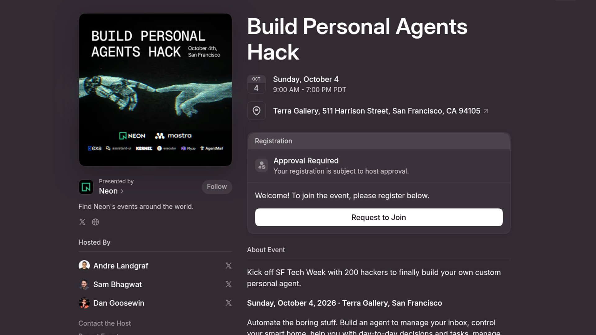 Neon to Host 200-Hacker Personal Agents Hack