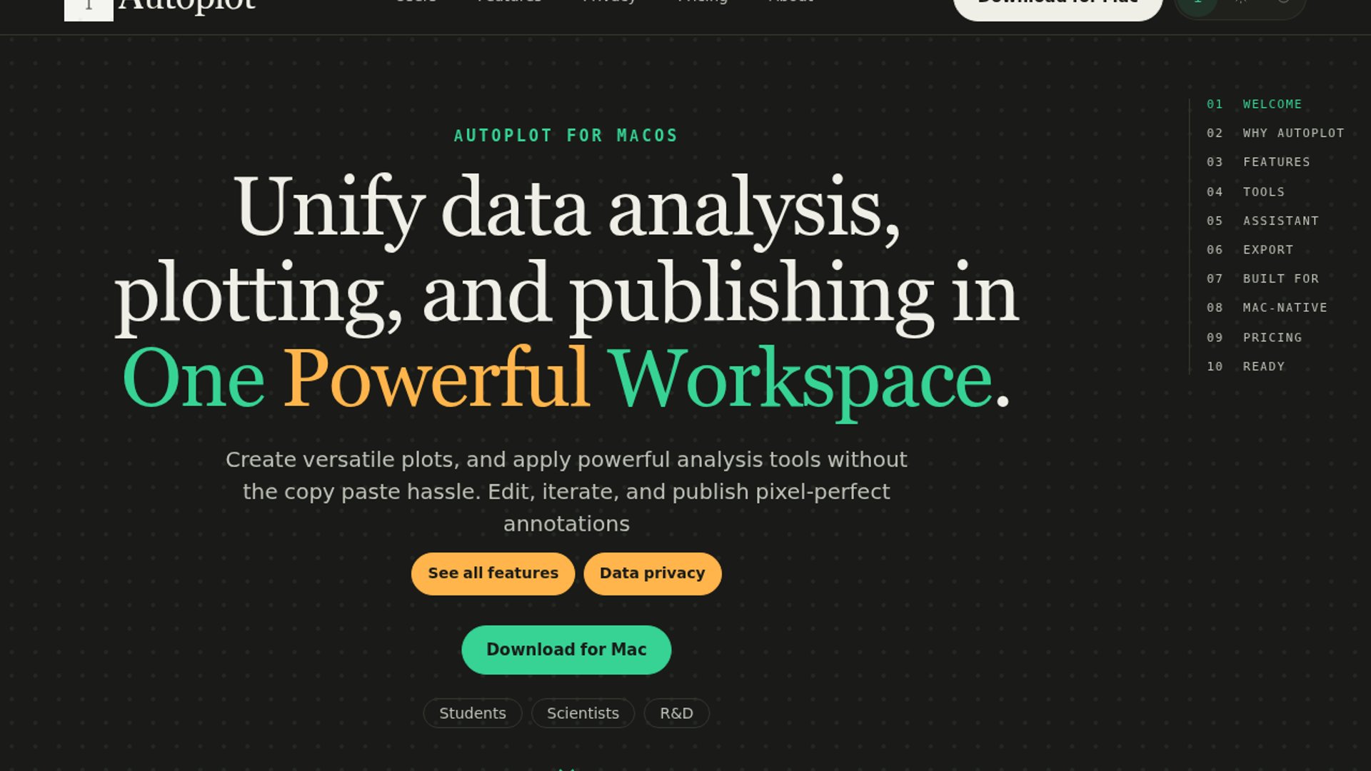 AutoPlot launches macOS-native scientific workspace