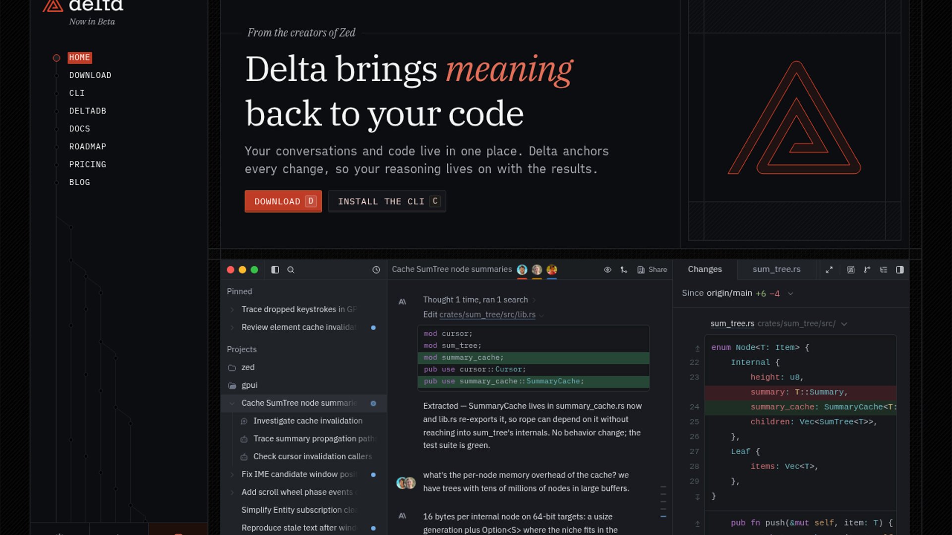 Delta v0.22 Adds Multiple Terminals