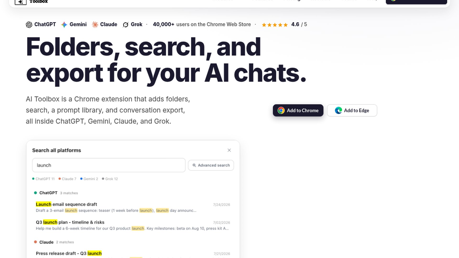 ChatGPT Toolbox 3.0 launches across four AI chats