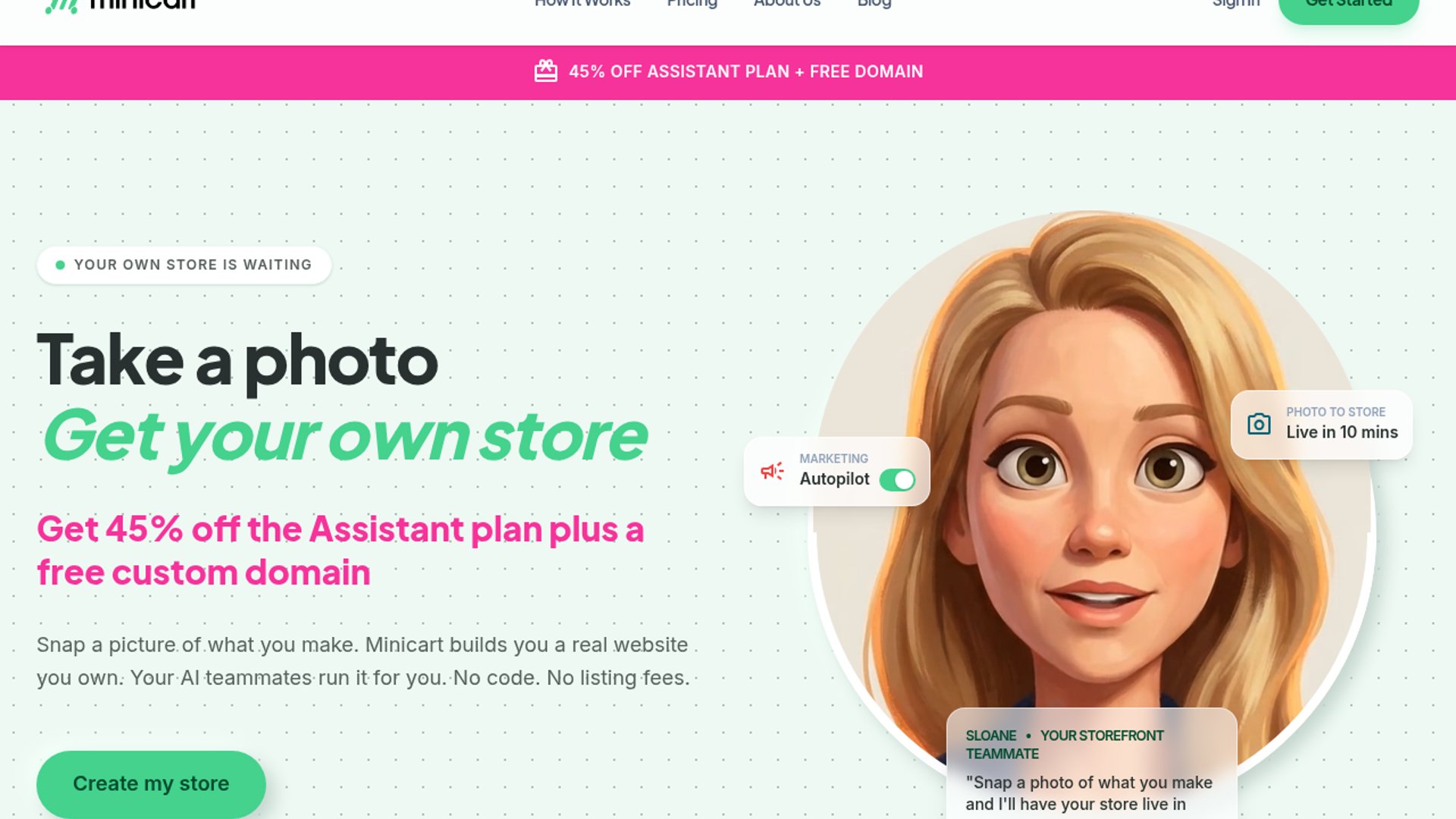 Minicart launches an AI-driven e-commerce platform that manages storefronts, marketing, and logistics through conversational agents.