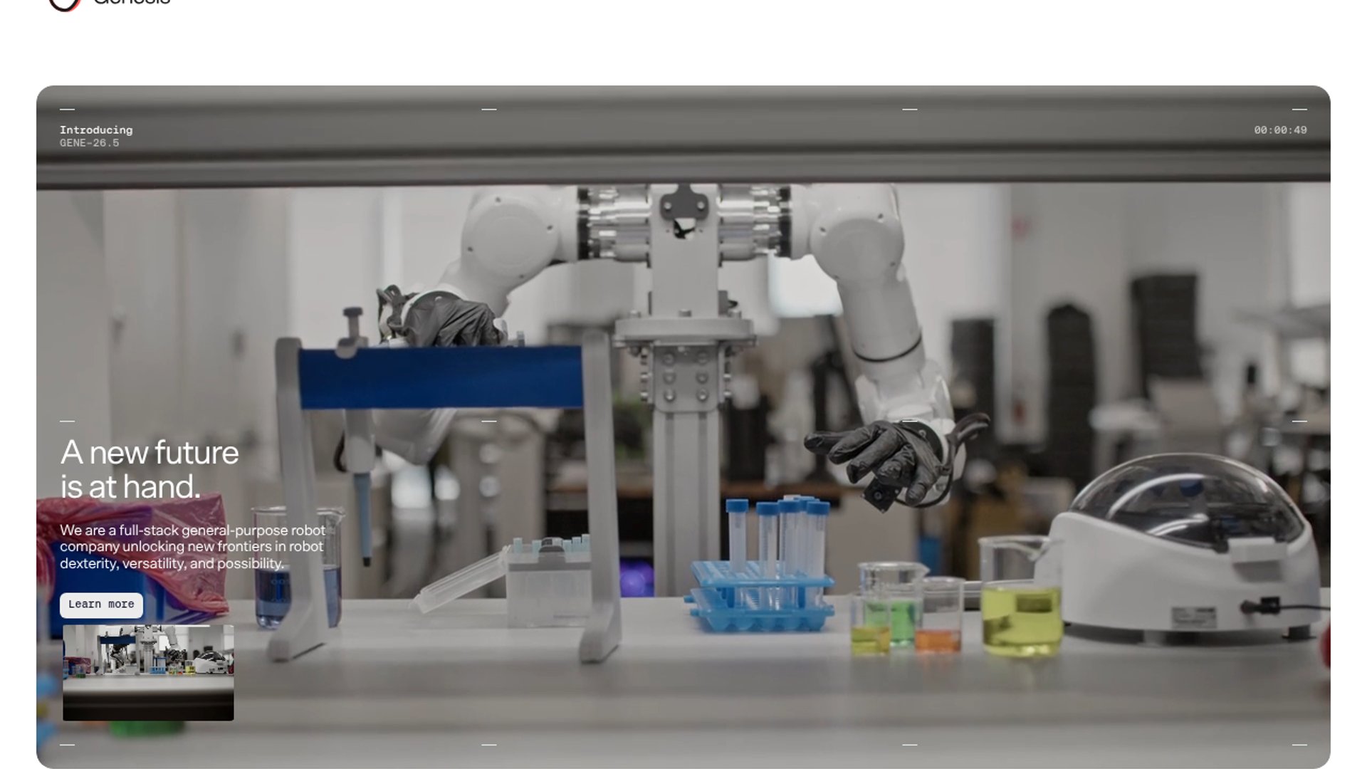 Genesis AI unveils GENE-26.5 robotics brain