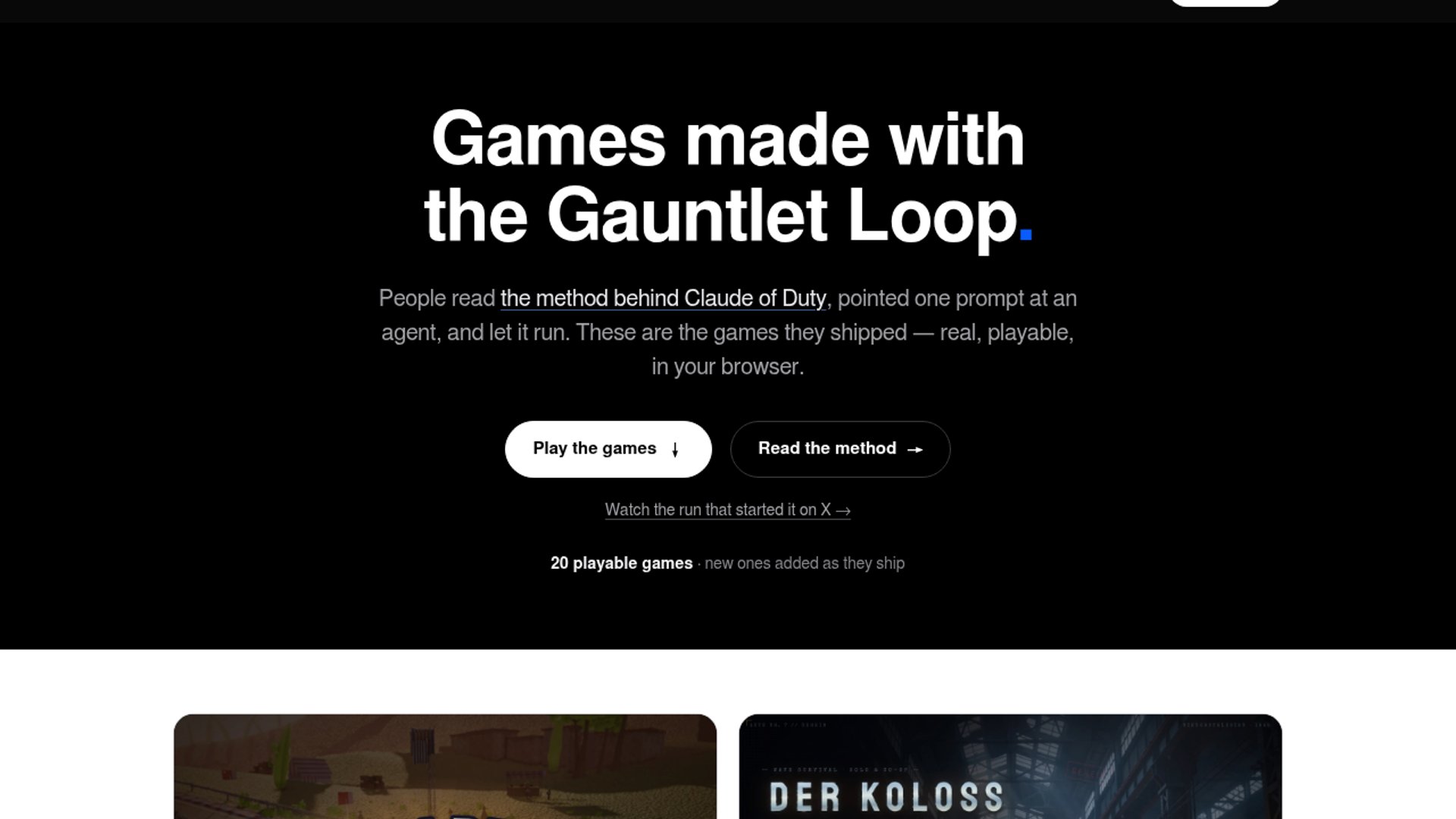Matt Shumer launches AI browser game directory