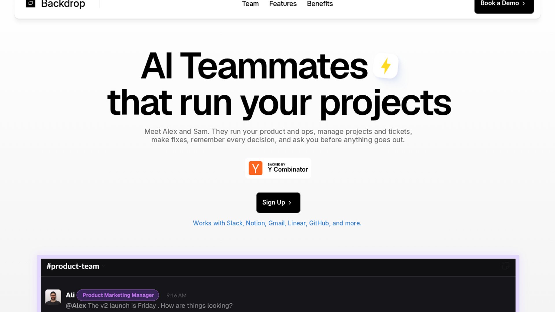 Backdrop launches integrated AI coworkers