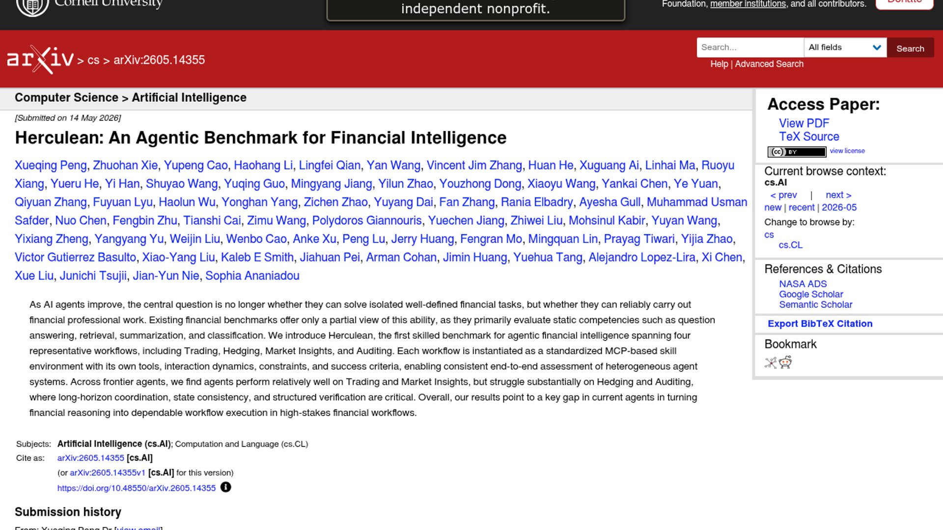 HERCULEAN benchmark reveals agent financial coordination gap