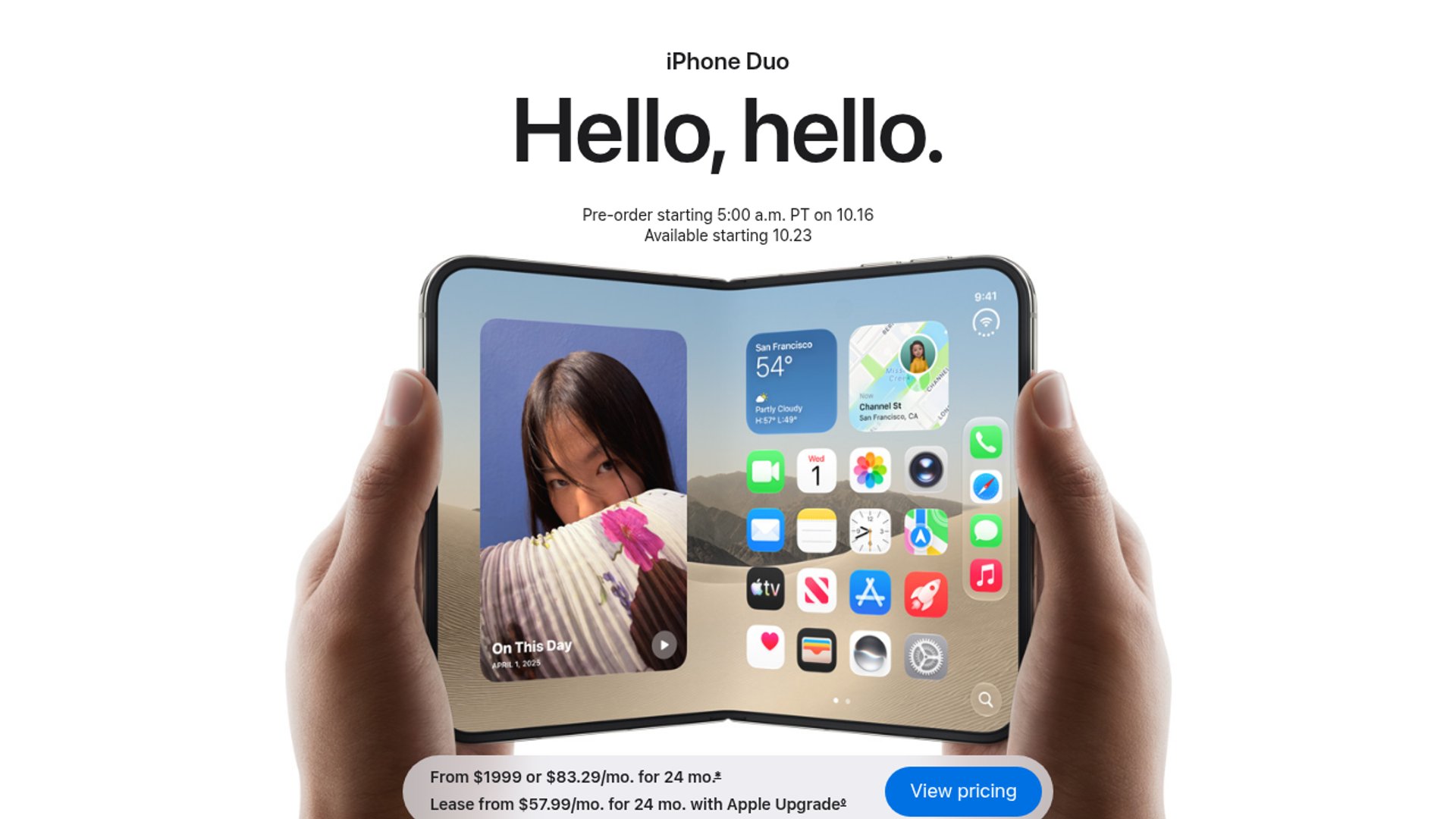 Apple unveils foldable iPhone Duo with A20 Pro