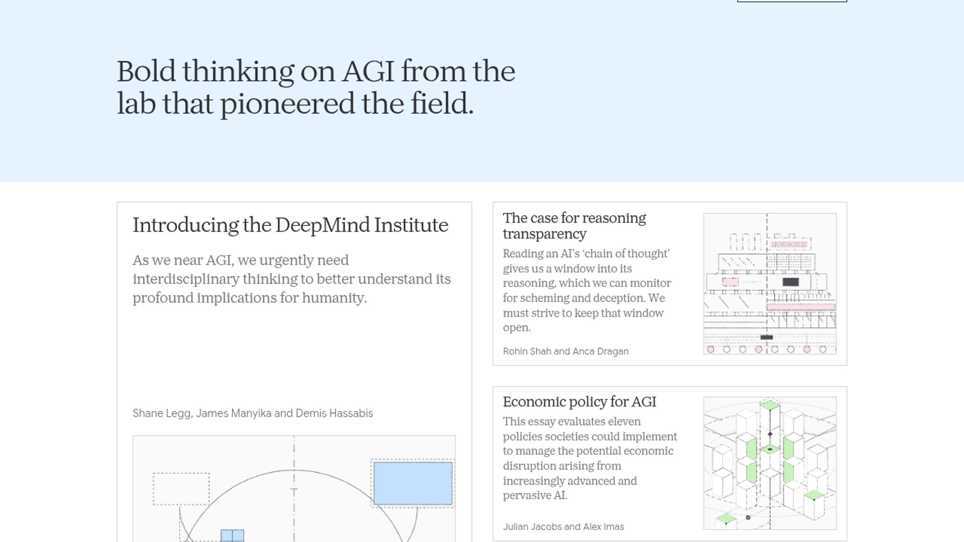 Google DeepMind launches DeepMind Institute for AGI
