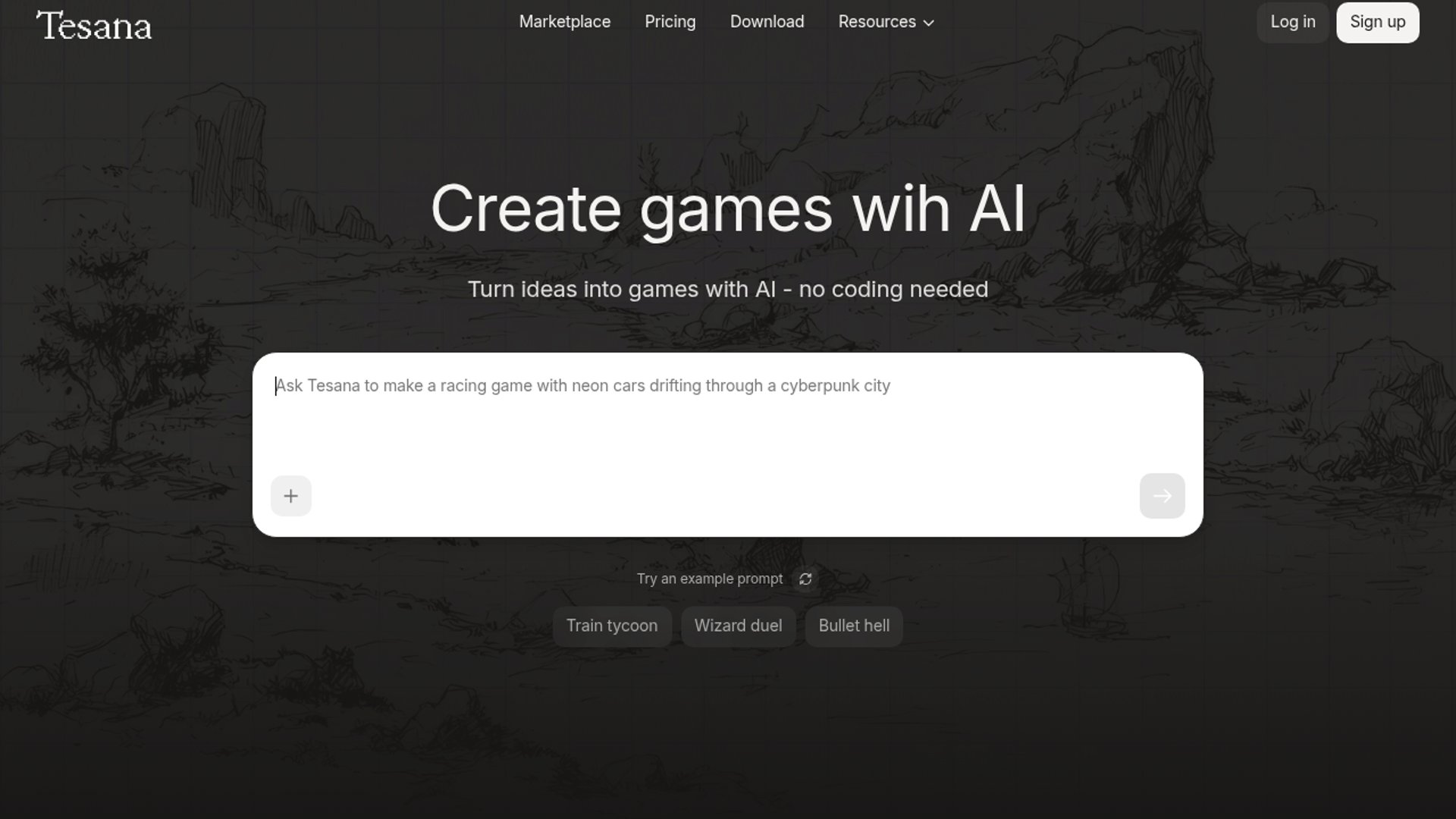 Tesana Shows One-Prompt Dungeon Generation