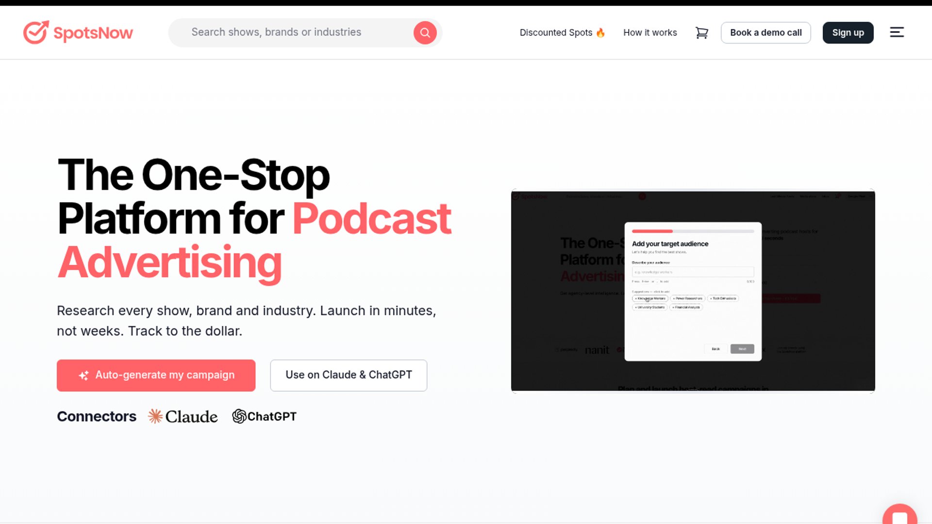 SpotsNow launches AI podcast intelligence, marketplace