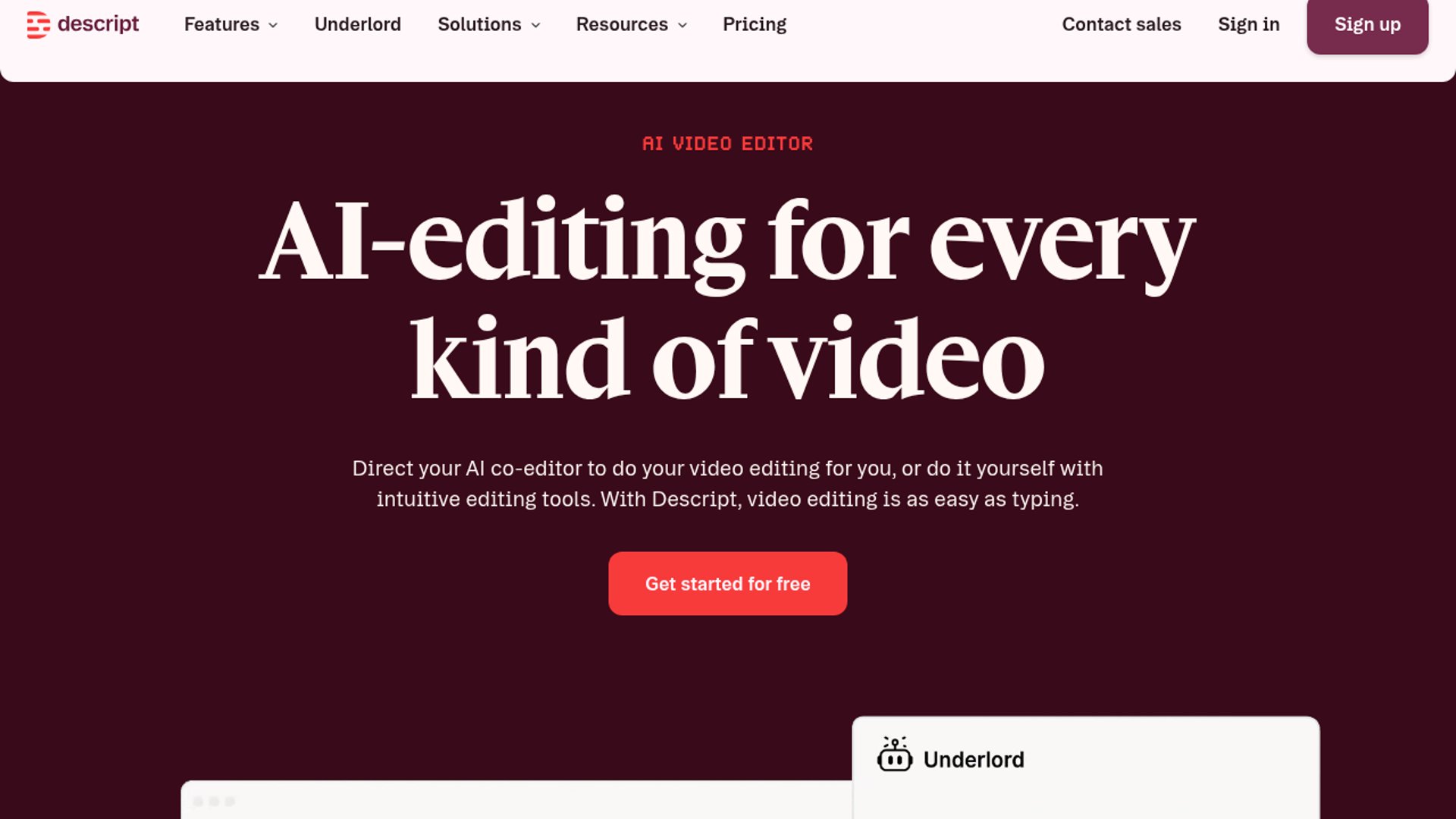 Descript launches MCP server for autonomous video editing