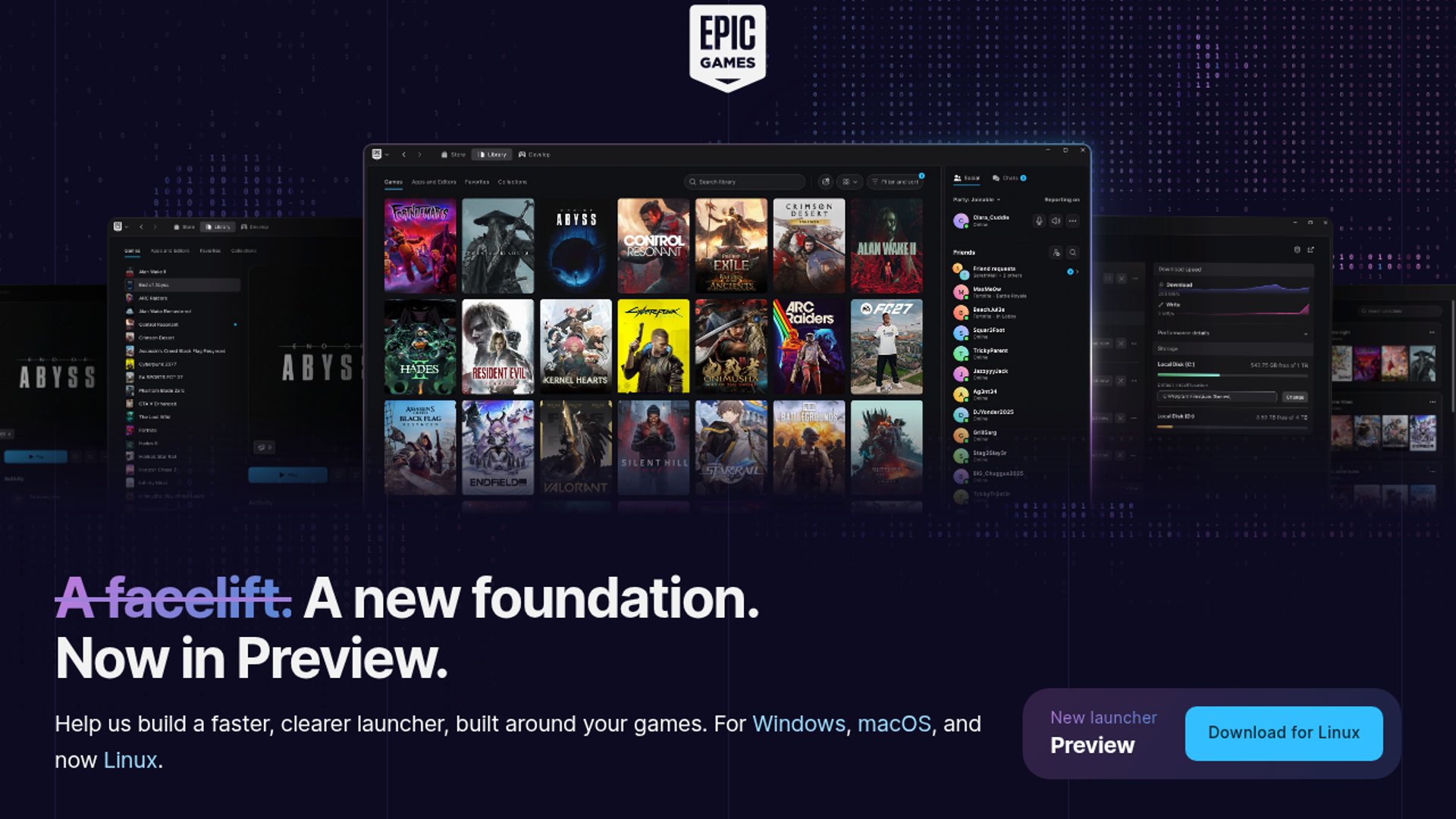 Epic Games Launcher Goes Vibe-Coded, Adds Linux