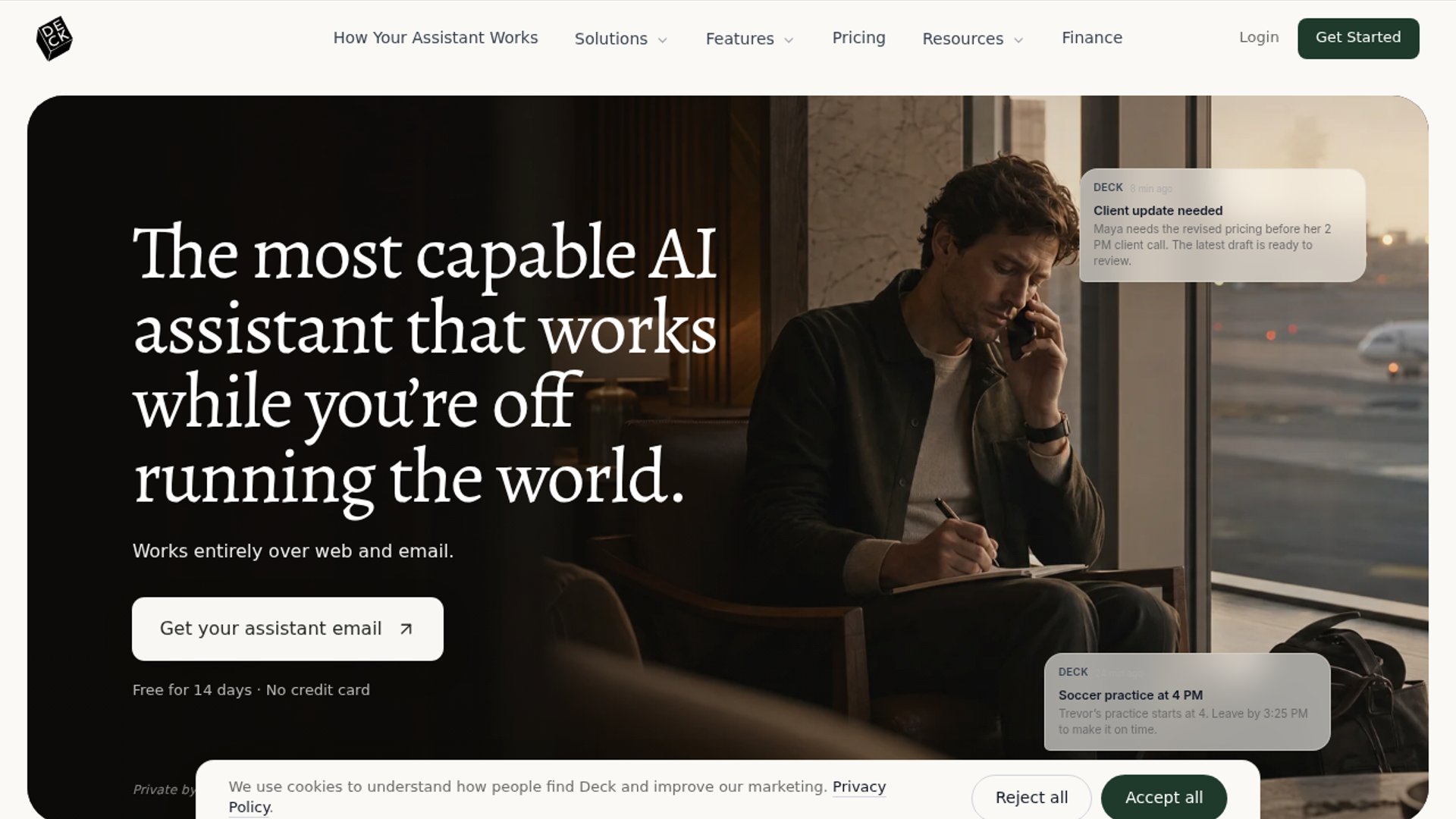 Deck launches email-first AI assistant