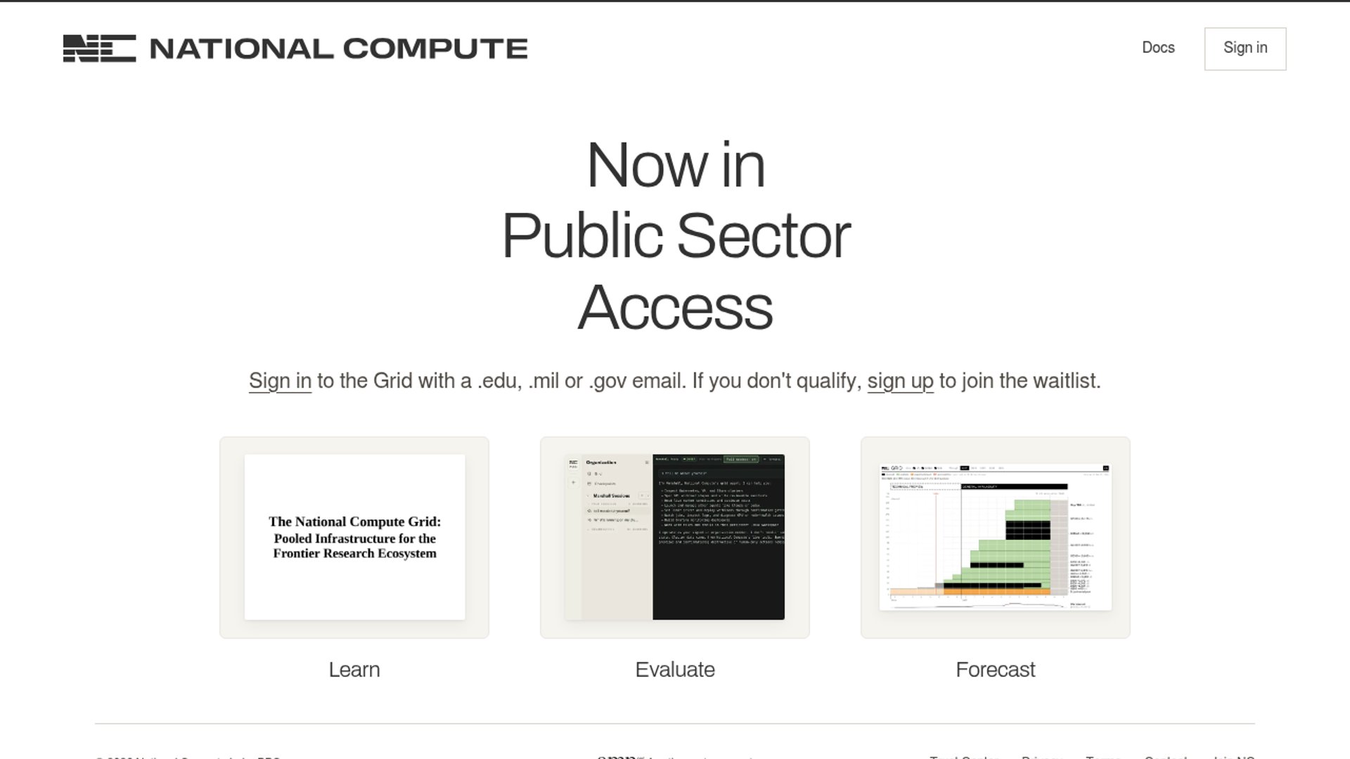 National Compute Opens B300 Access
