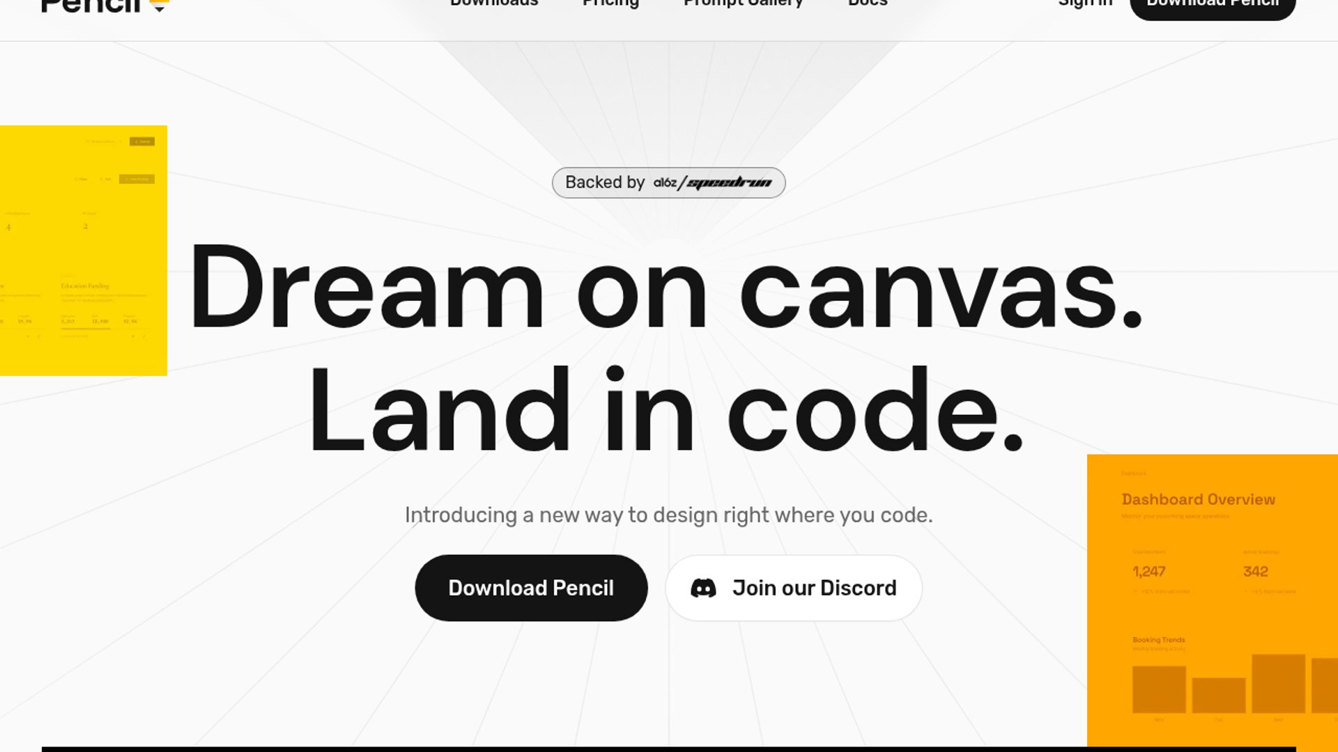 Pencil is an infinite design canvas that integrates directly into your code editor, empowering AI coding assistants with Figma-like UI design capabilities.