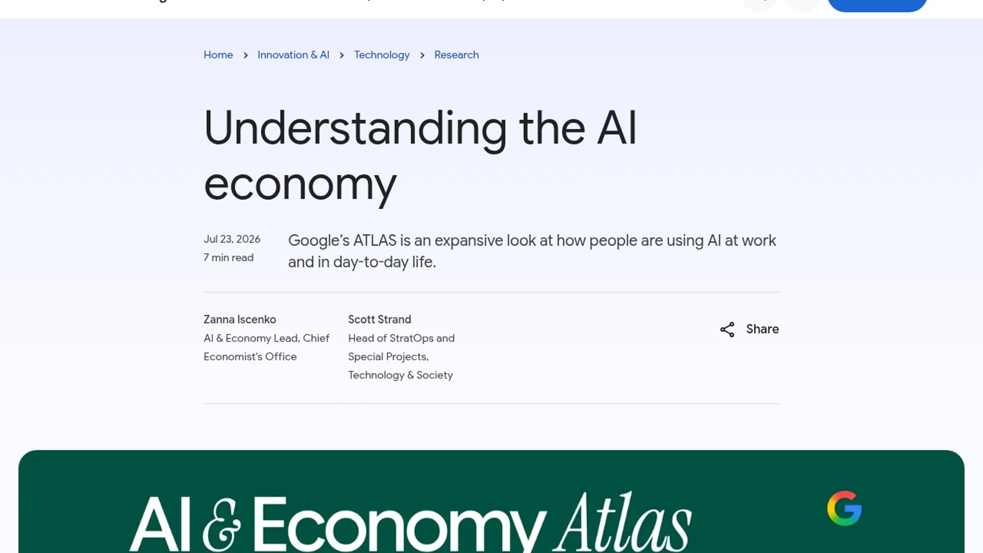 Google releases ATLAS report on AI adoption
